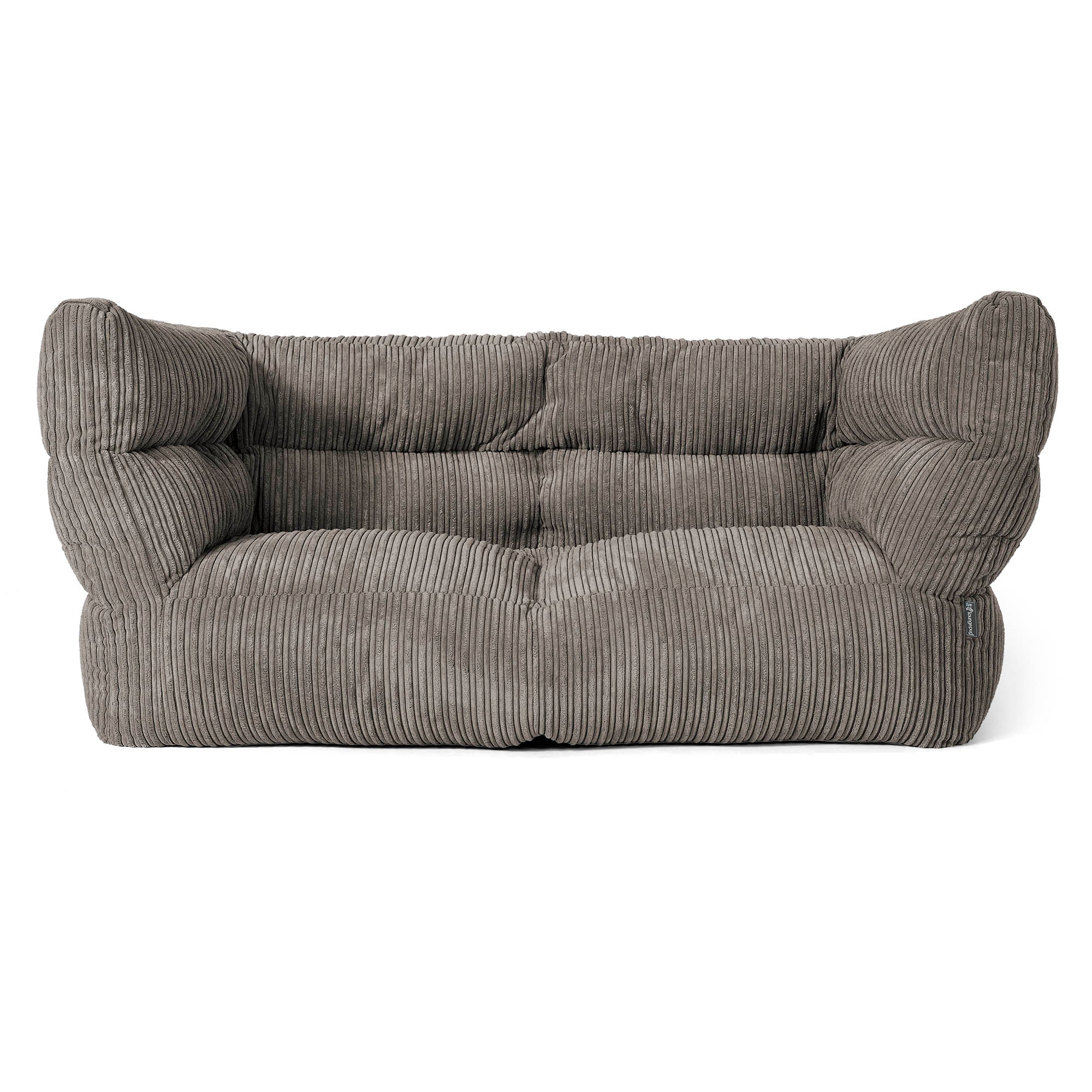 Louis 2-sits Saccosäcksoffa - Klassisk Manchestertyg Grafitgrå