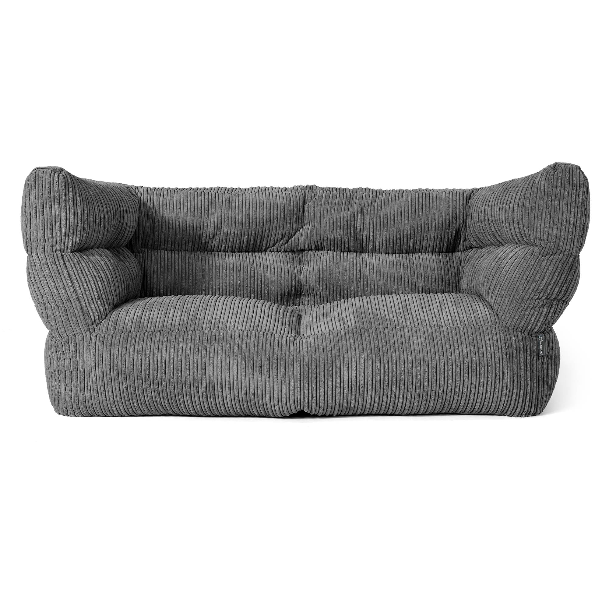 Louis 2-sits Saccosäcksoffa - Klassisk Manchestertyg Skiffergrå