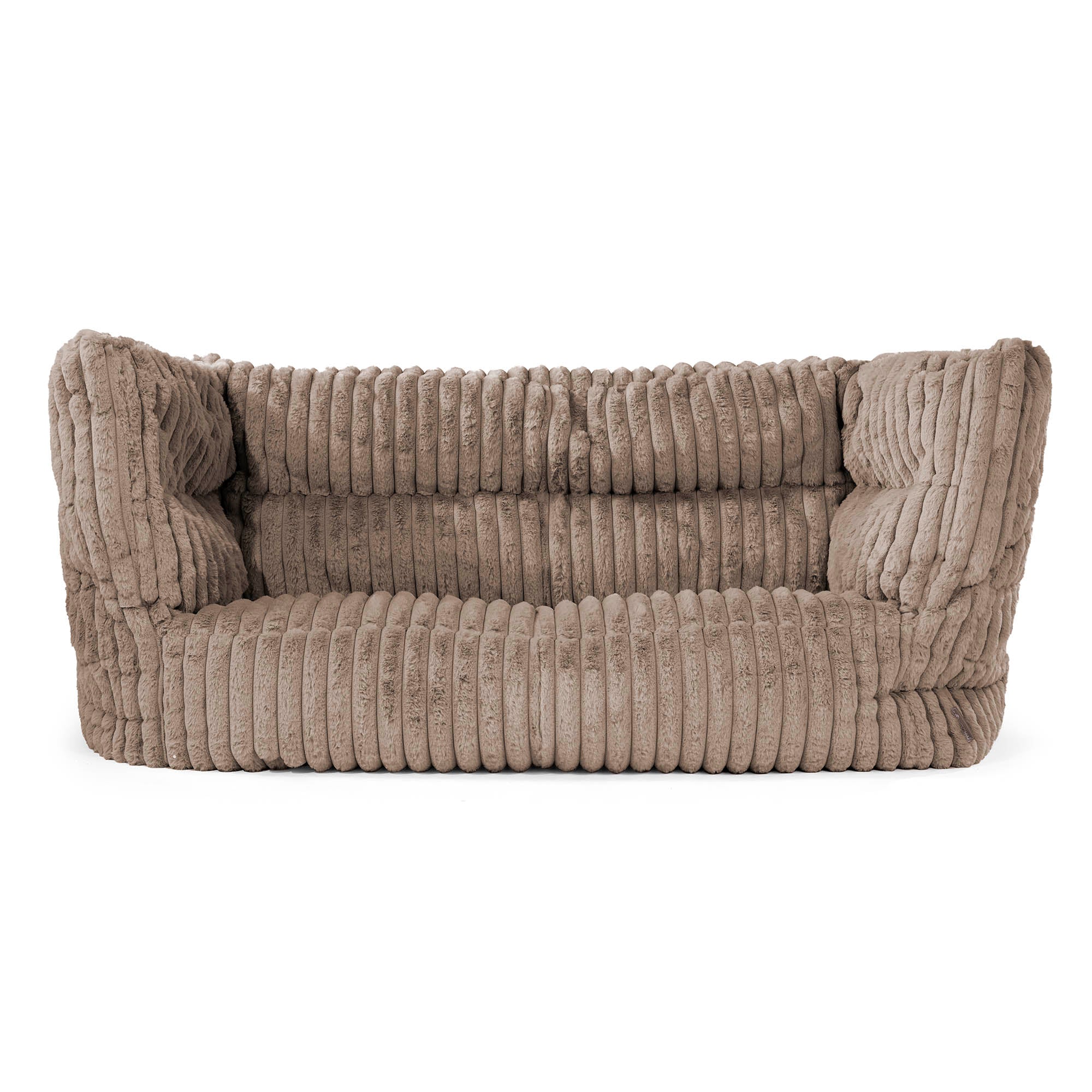 Louis 2-sits Saccosäcksoffa - Ultraplyschmanchestertyg Minkbrun
