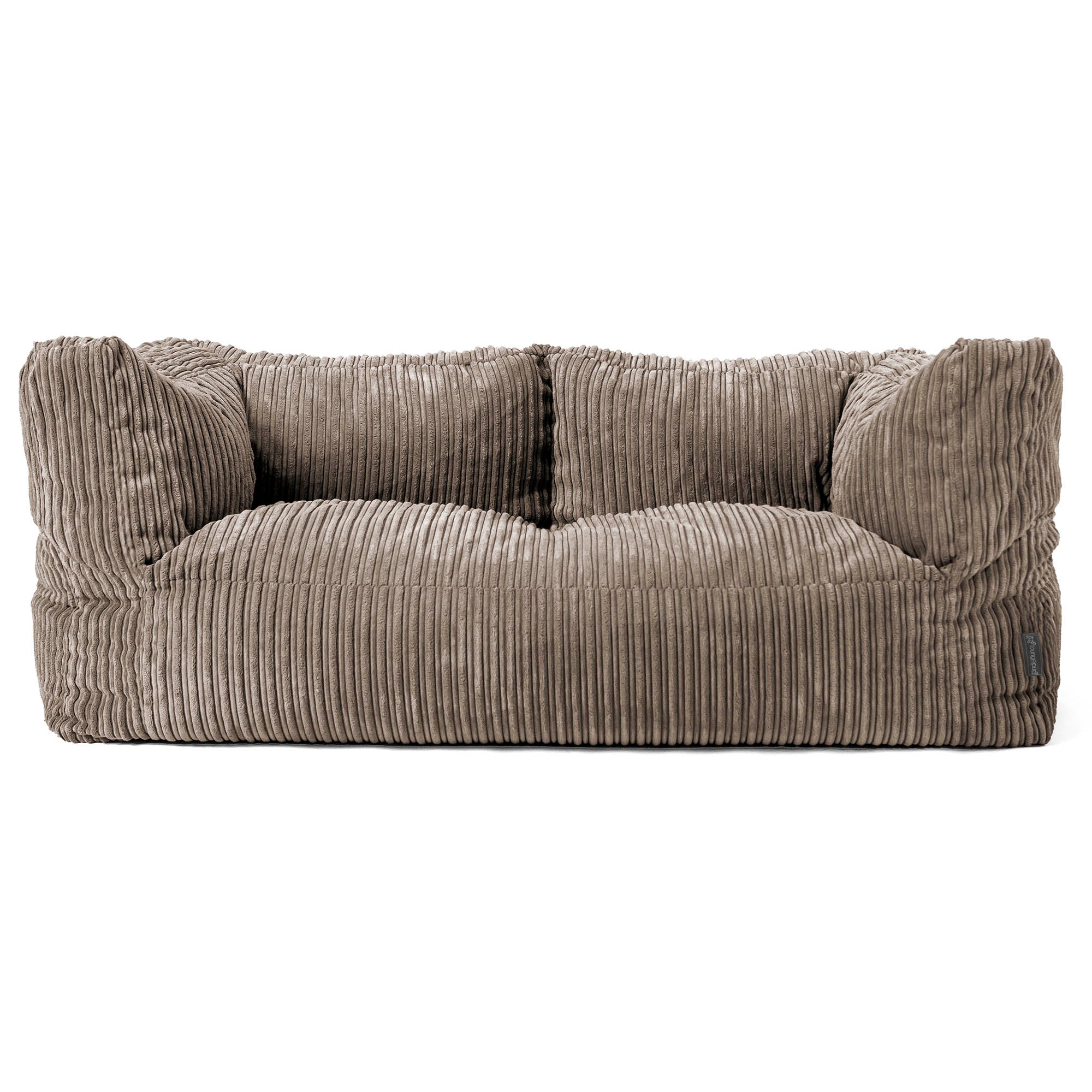 Albert 2-sits Saccosäcksoffa - Klassisk Manchestertyg Duvgrå