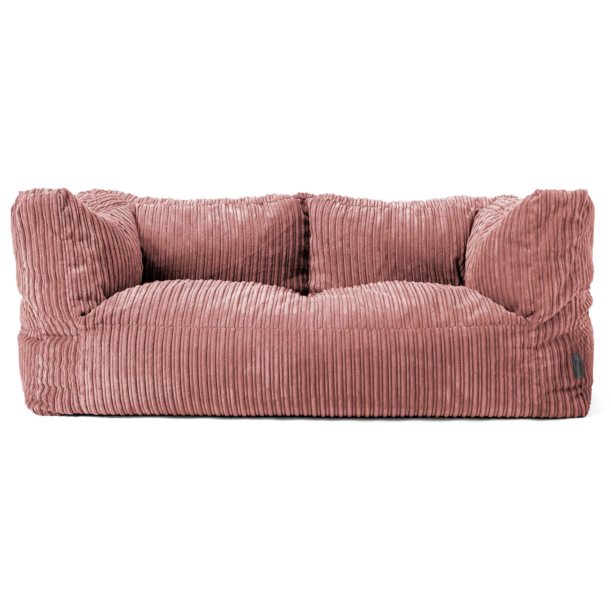 Albert 2-sits Saccosäcksoffa - Klassisk Manchestertyg Persika