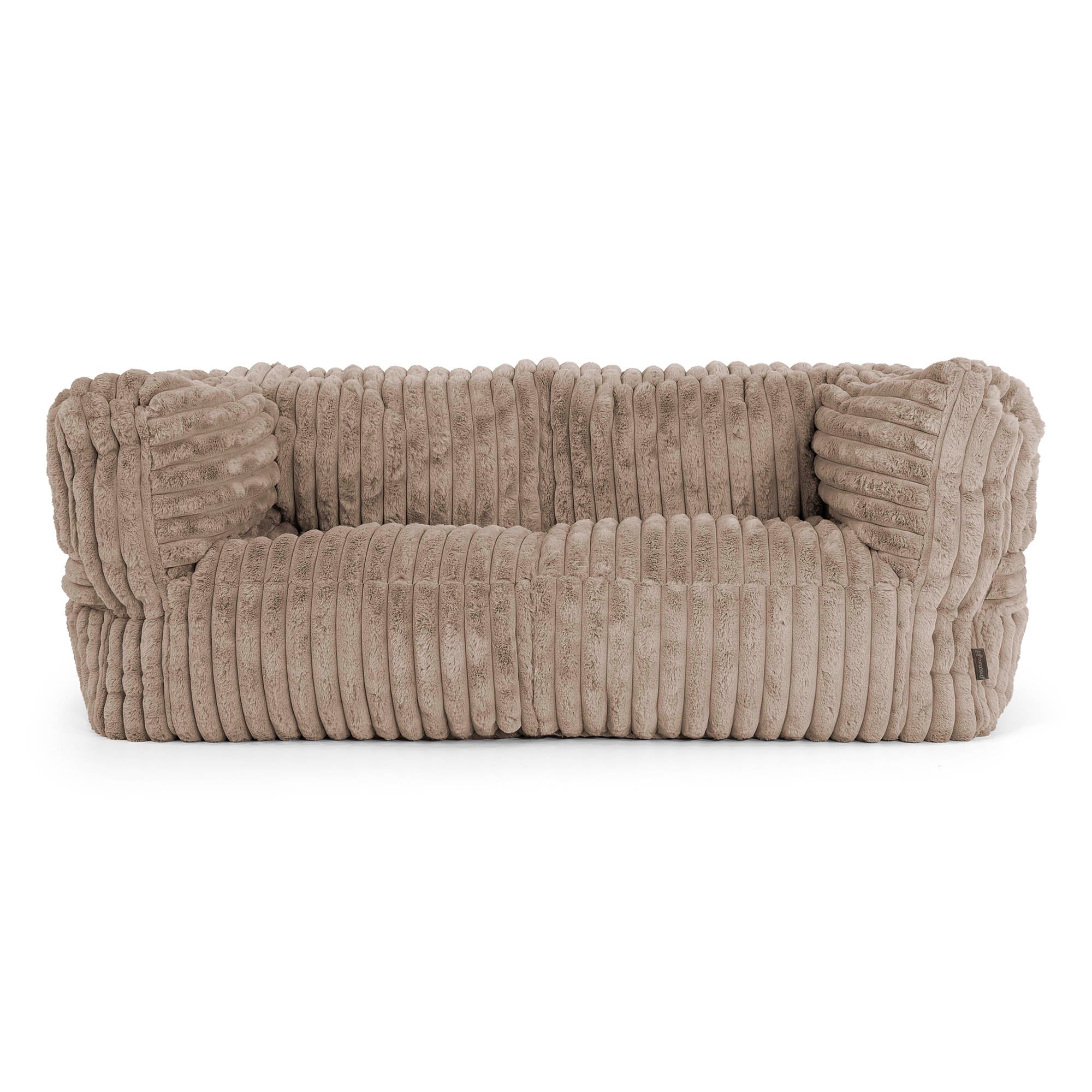 Albert 2-sits Saccosäcksoffa - Ultraplyschmanchestertyg Minkbrun