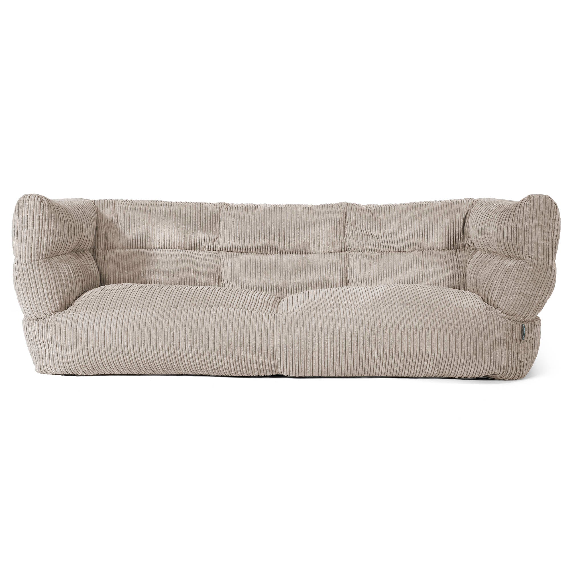 Louis 3-sits Saccosäcksoffa - Klassisk Manchestertyg Minkbrun