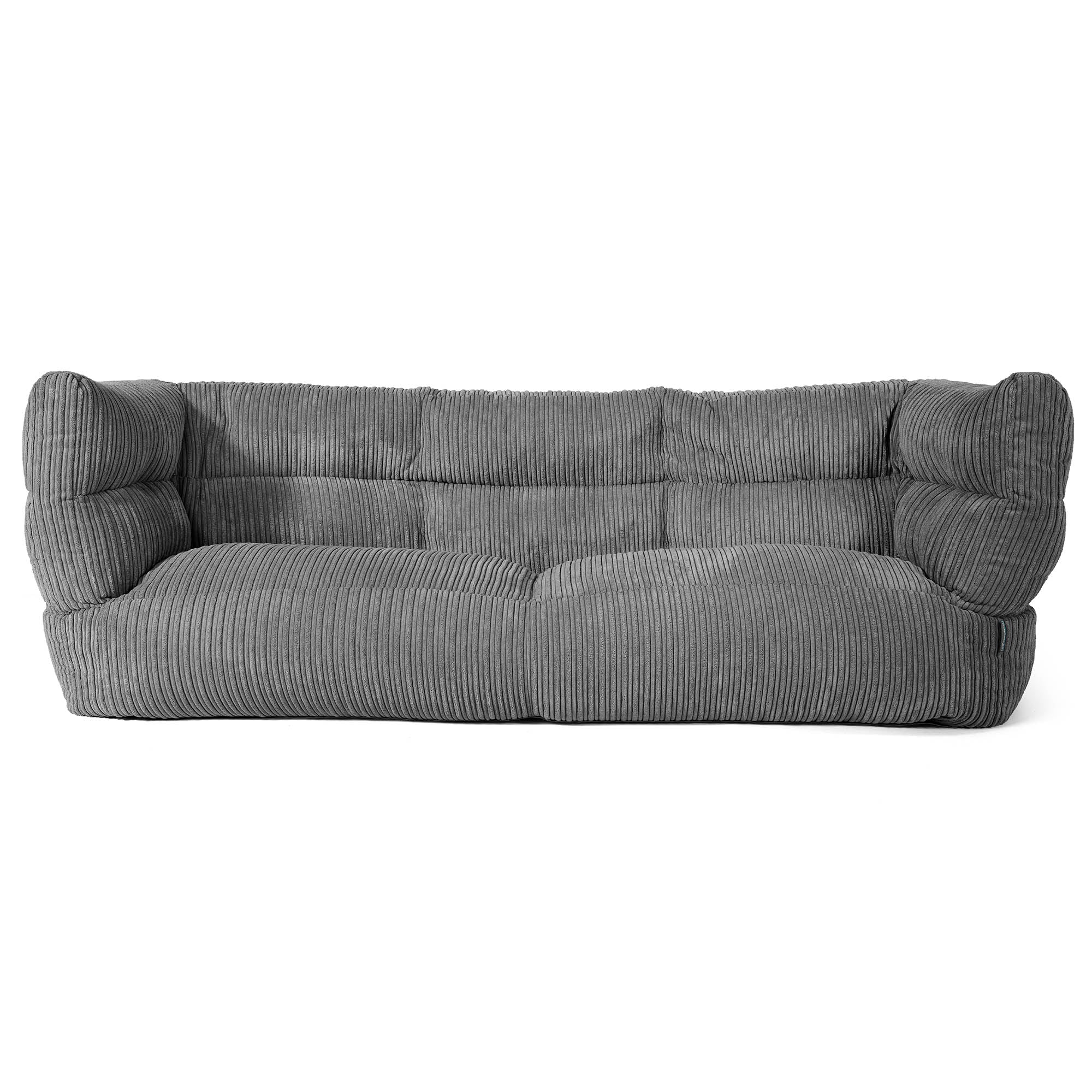 Louis 3-sits Saccosäcksoffa - Klassisk Manchestertyg Skiffergrå