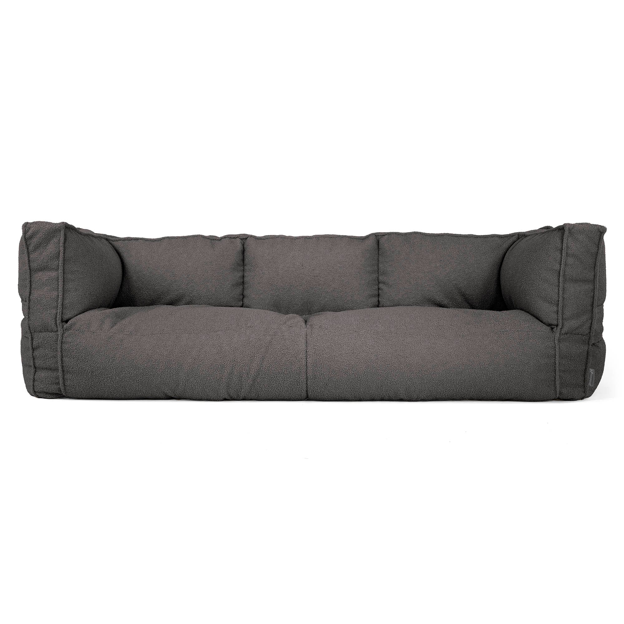 Albert 3-sits Saccosäcksoffa - Boucle Grafitgrå