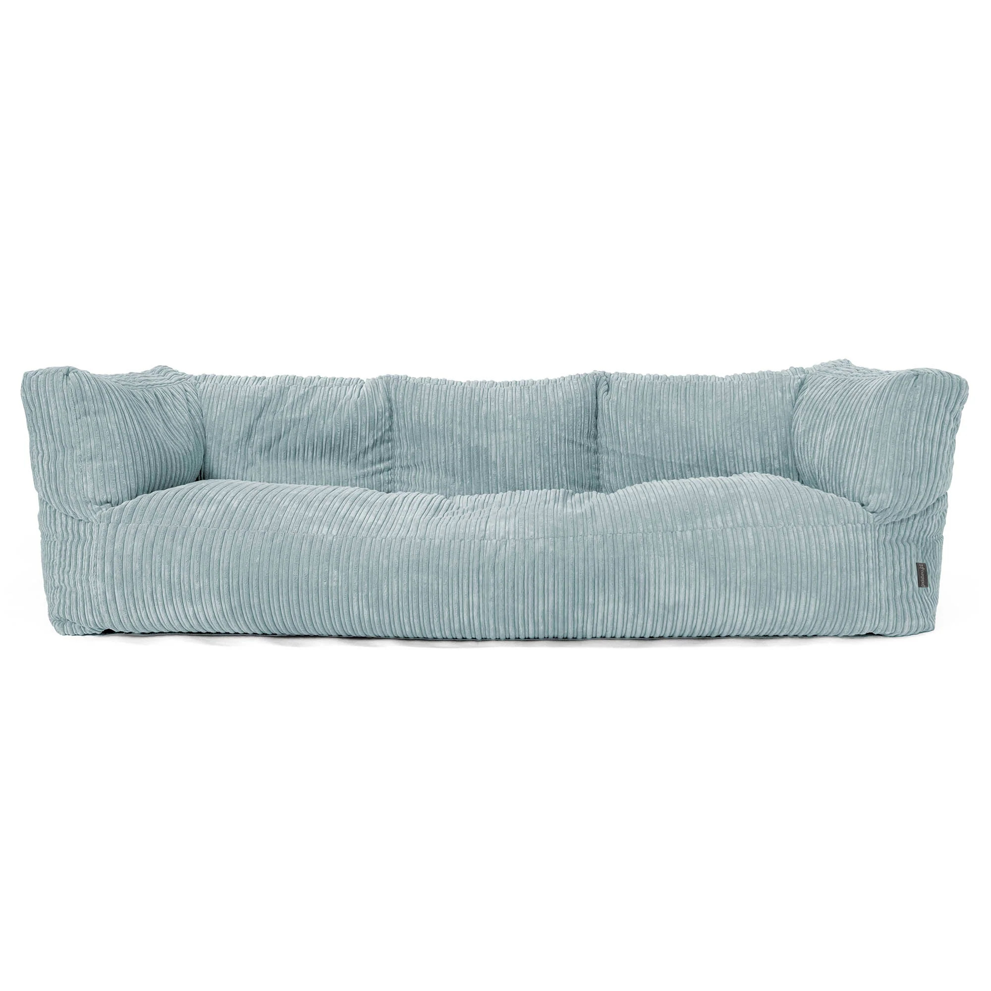 Albert 3-sits Saccosäcksoffa - Klassisk Manchestertyg Mintgrön