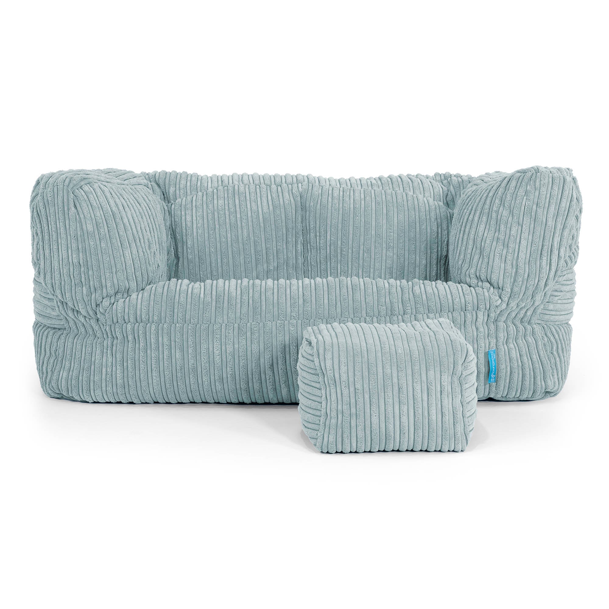 Albert Barnsoffa Saccosäck 2-6 år - Klassisk Manchestertyg Mintgrön - Image 2