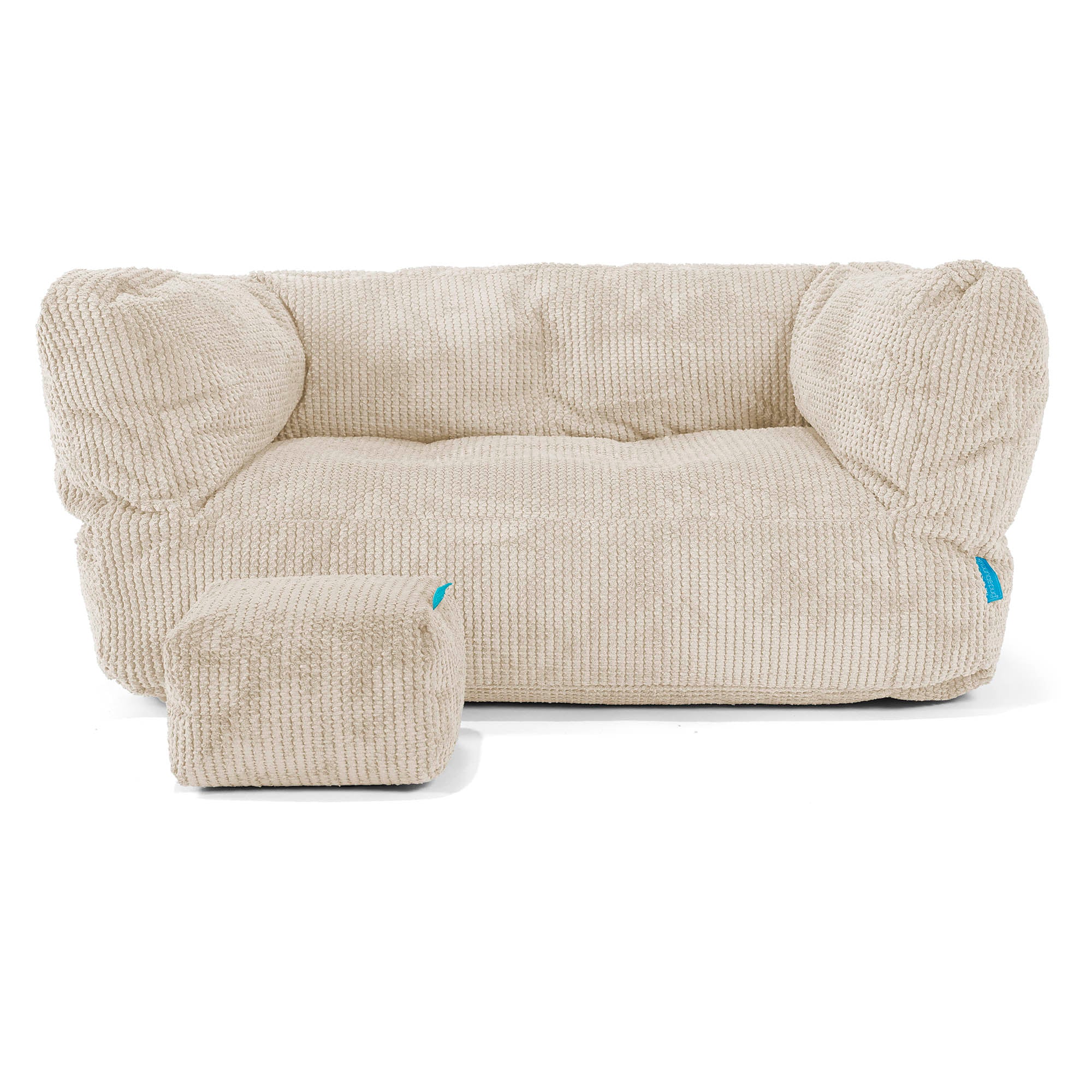 Albert Barnsoffa Saccosäck 2-6 år - Pom-pom Elfenbensvit - Image 2