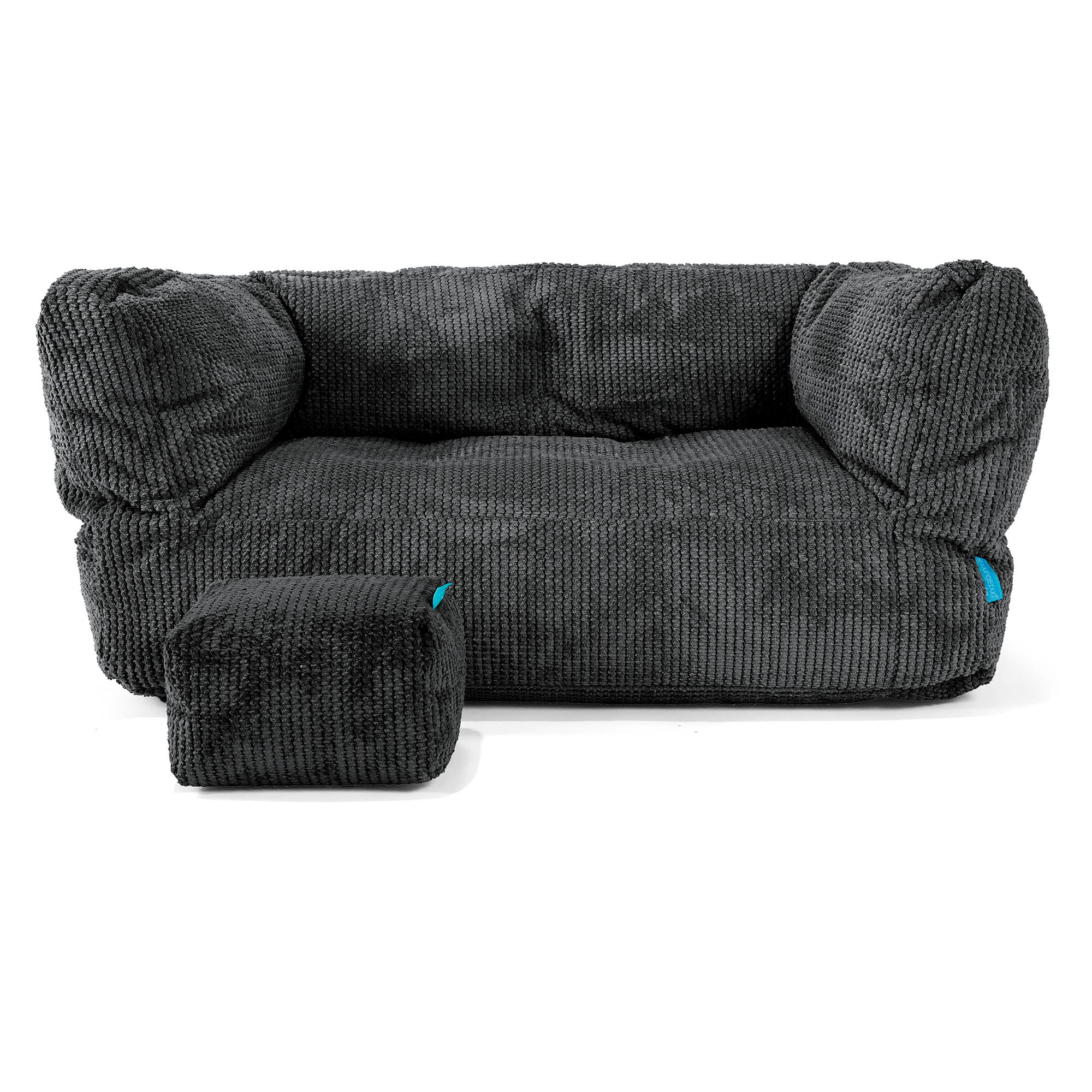 Albert Barnsoffa Saccosäck 2-6 år - Pom-pom Svart - Image 2