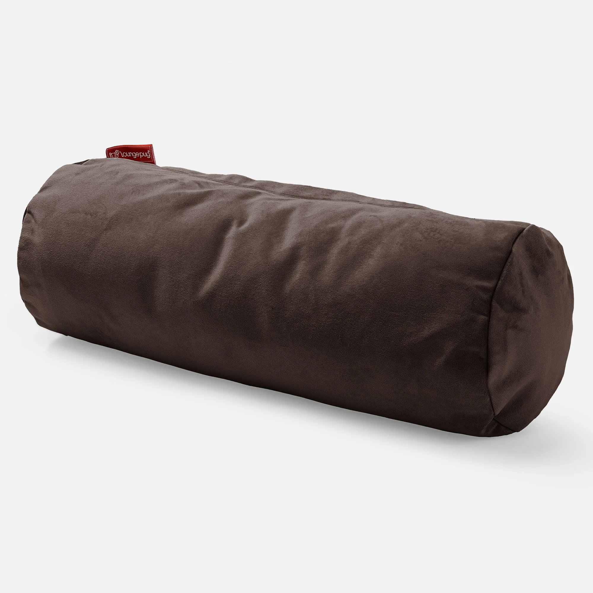 Cylinderkuddfodral 20 x 55cm - Sammet Espresso