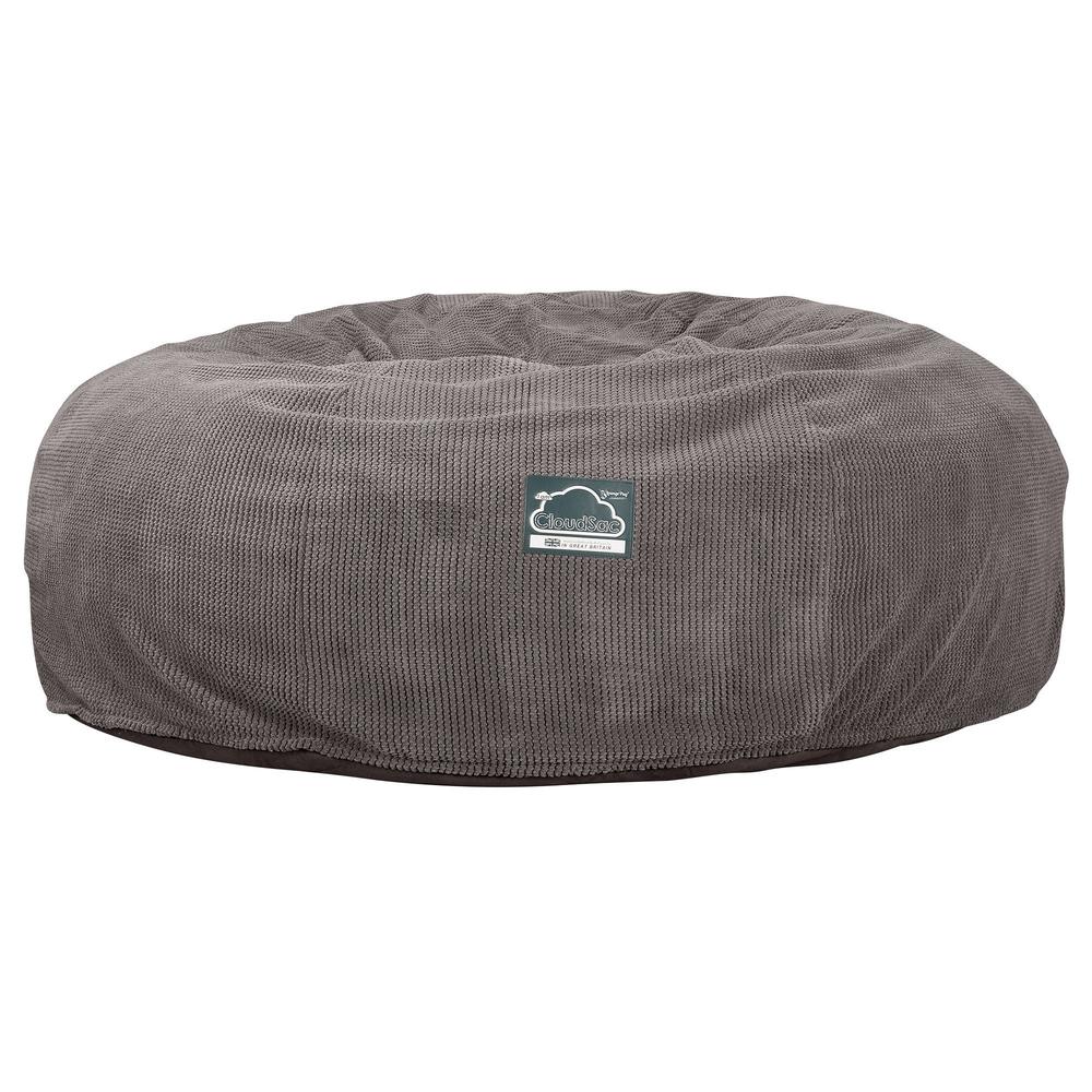 Dubbel Saccosäcksoffa XXL C3000-L, CloudSac Memoryskum - Pom-pom Mörkgrå - Image 6