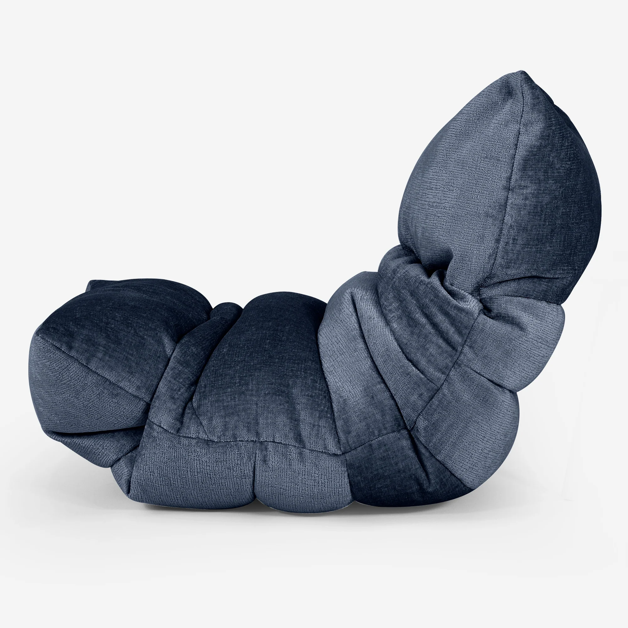 Eva Lounger Saccosäck - Chenille Marinblå - Image 2