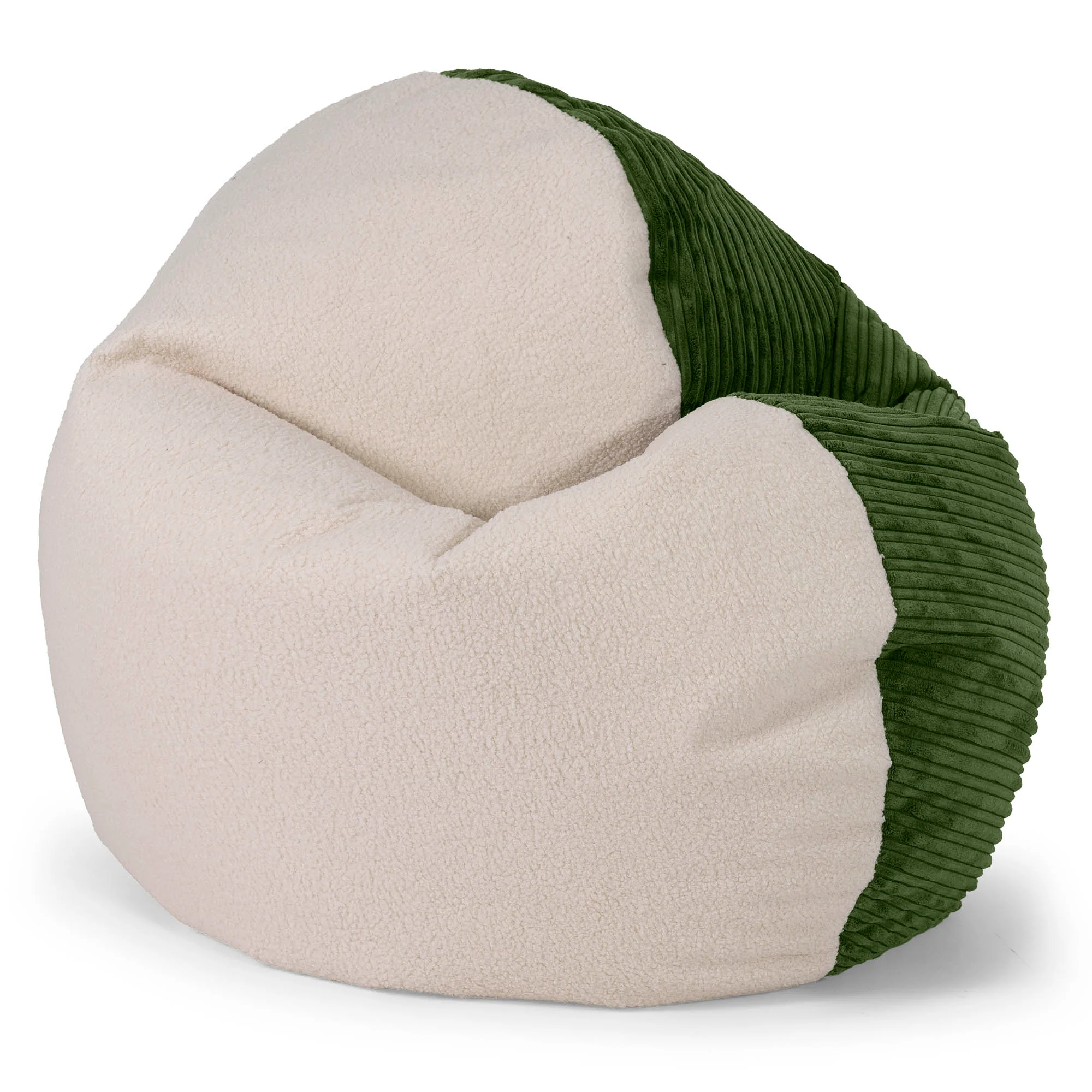 Flexforma Saccosäcksstol för Barn för Småbarn 1-3 år Ersättningsöverdrag - Boucle & Manchestertyg - Image 2