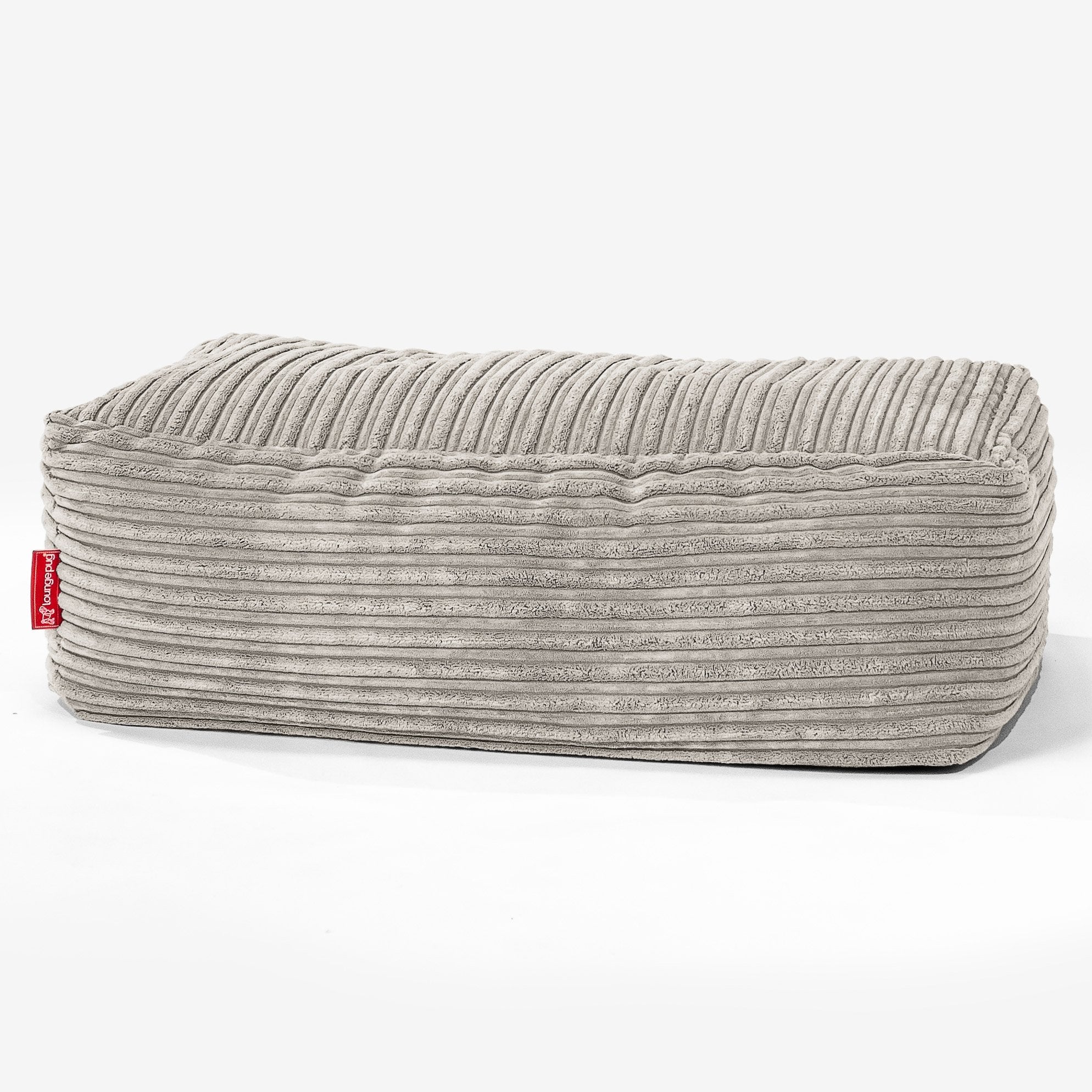 Fotpall Sittpuff C100-L, CloudSac Memoryskum - Klassisk Manchestertyg Minkbrun