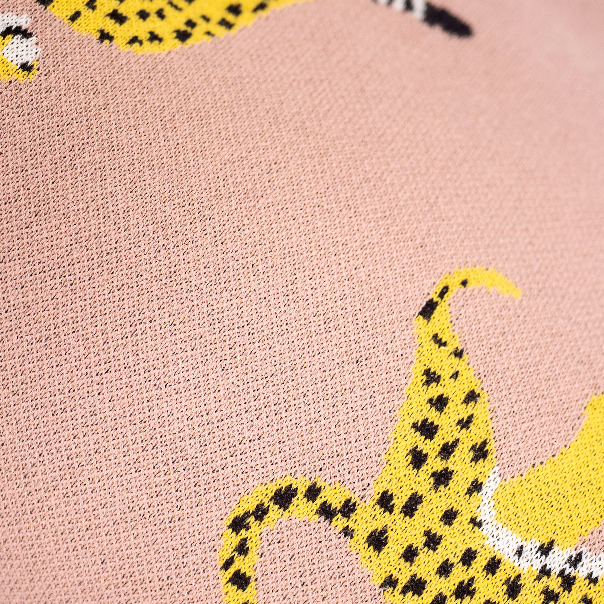 Game Fåtölj Saccosäck - Stickad Gepard Rosa - Image 3