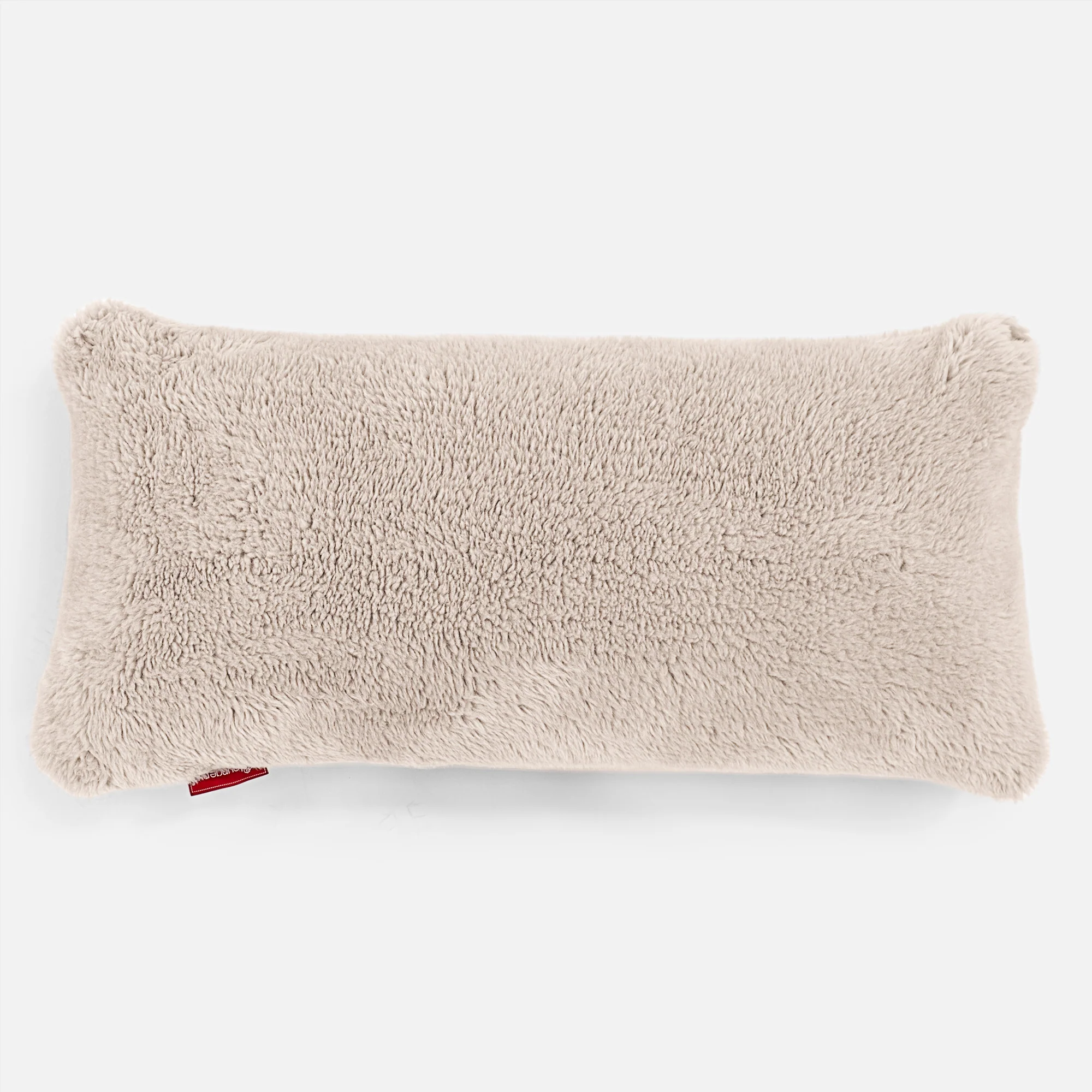 Jätte Kuddfodral 40 x 70cm - Teddy-fuskpäls Minkbrun