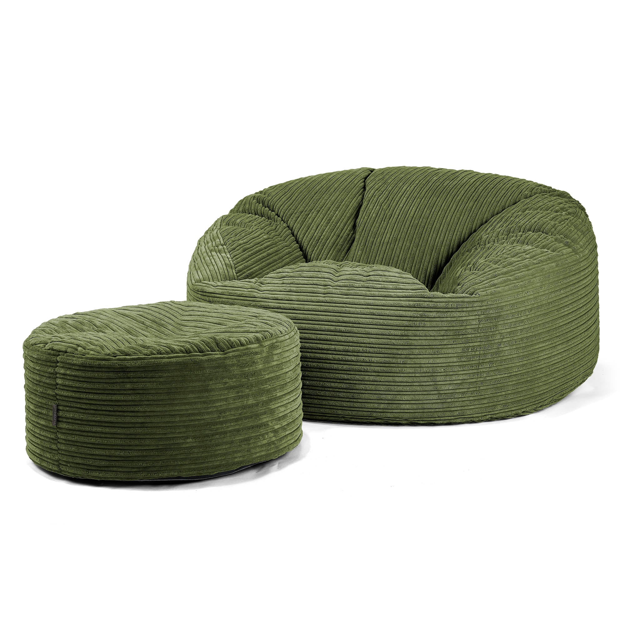 Jätte Saccosäck Soffa 'Mammut' - Klassisk Manchestertyg Skogsgrön - Image 2