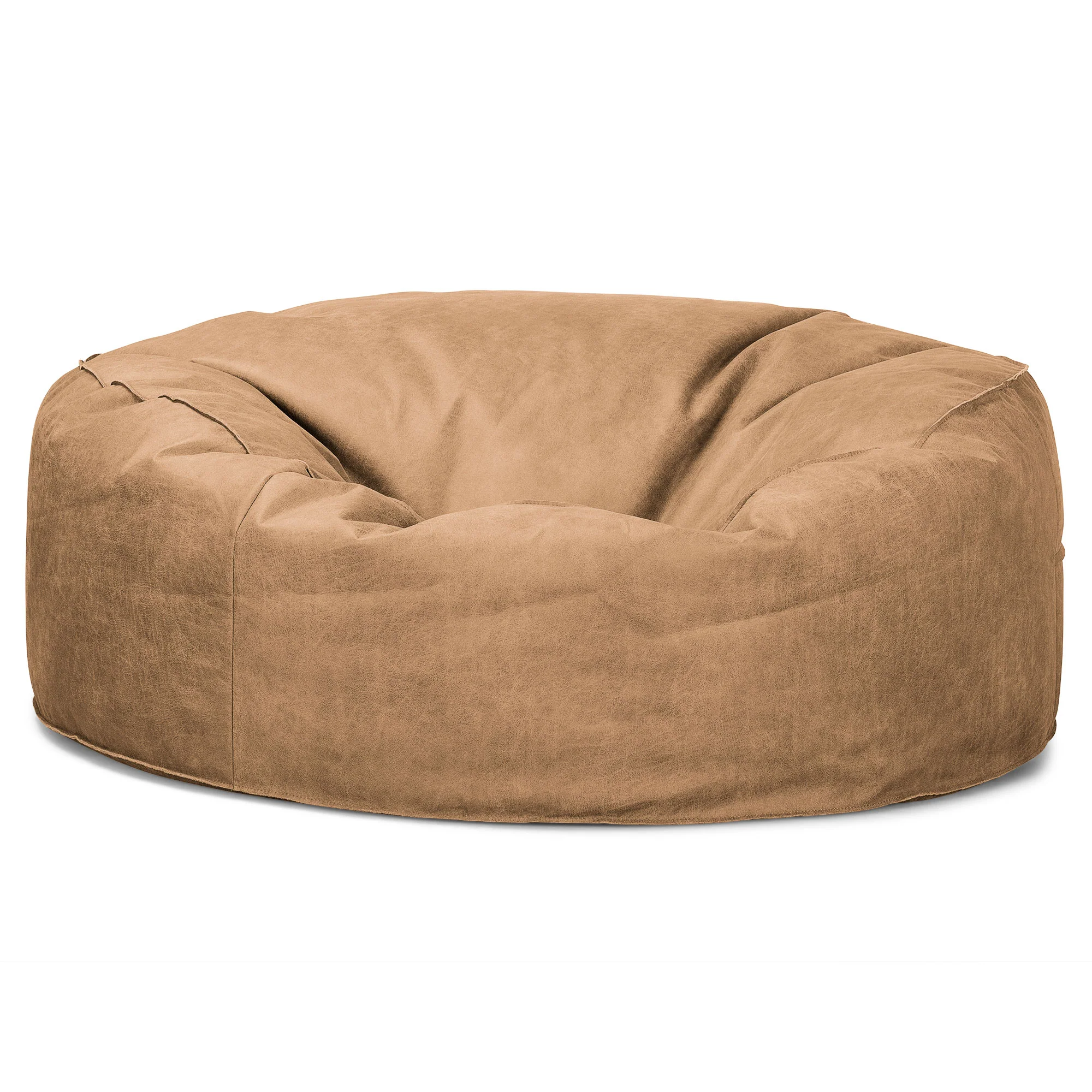 Jätte Saccosäck Soffa 'Mammut' - Vintage Konstläder Honungsgult - Image 3