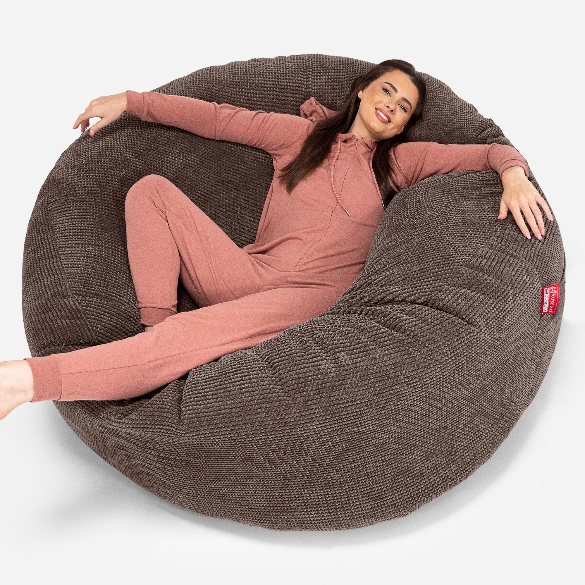 Jätte Saccosäck XXL 'Mega Mammut' Ersättningsöverdrag - Pom-pom - Image 4