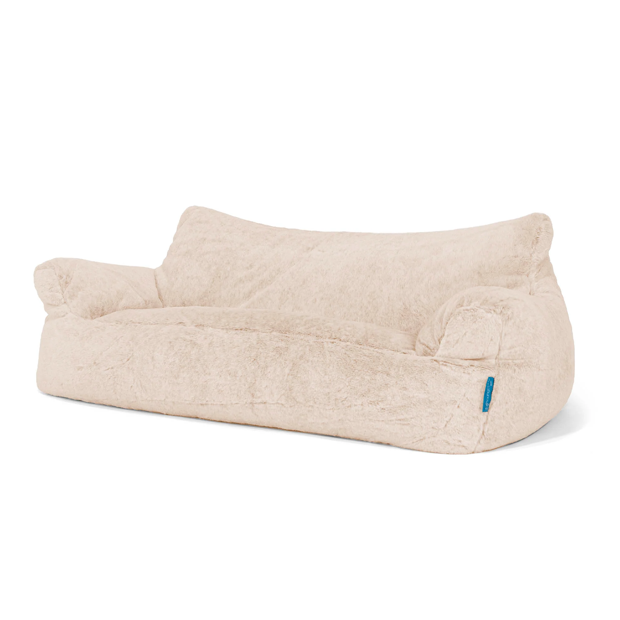 Josephine Saccosäckssoffa för Barn 1-5 år - Fuskkaninpäls Vit - Image 2