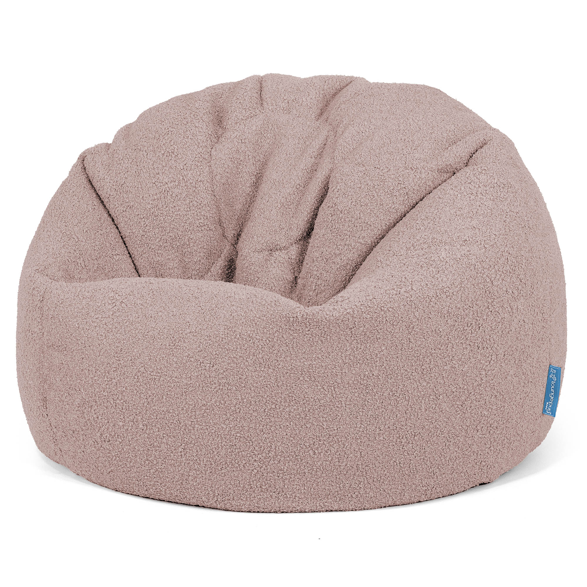 Klassisk Sittsäck Stol Barn 1-5 år - Boucle Rosa