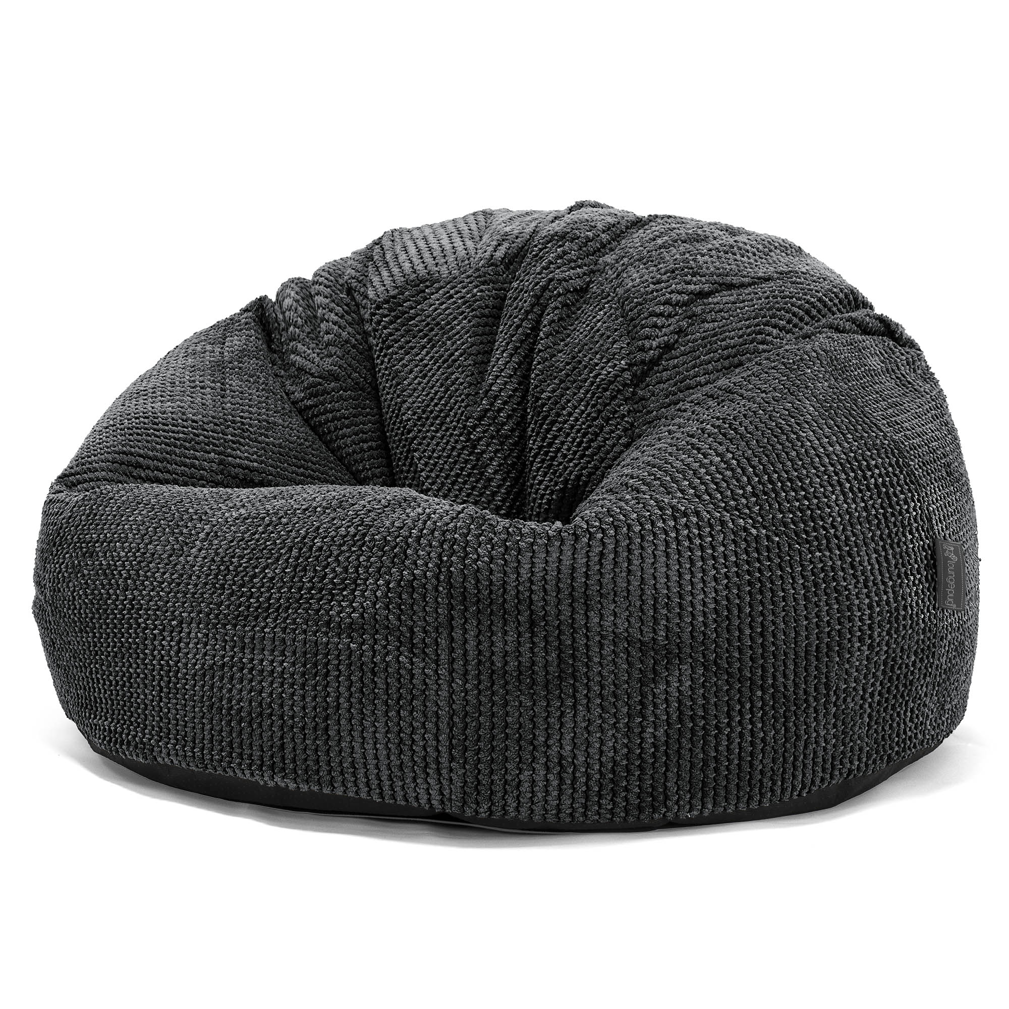 Klassisk Sittsäck Stol - Pom-pom Svart