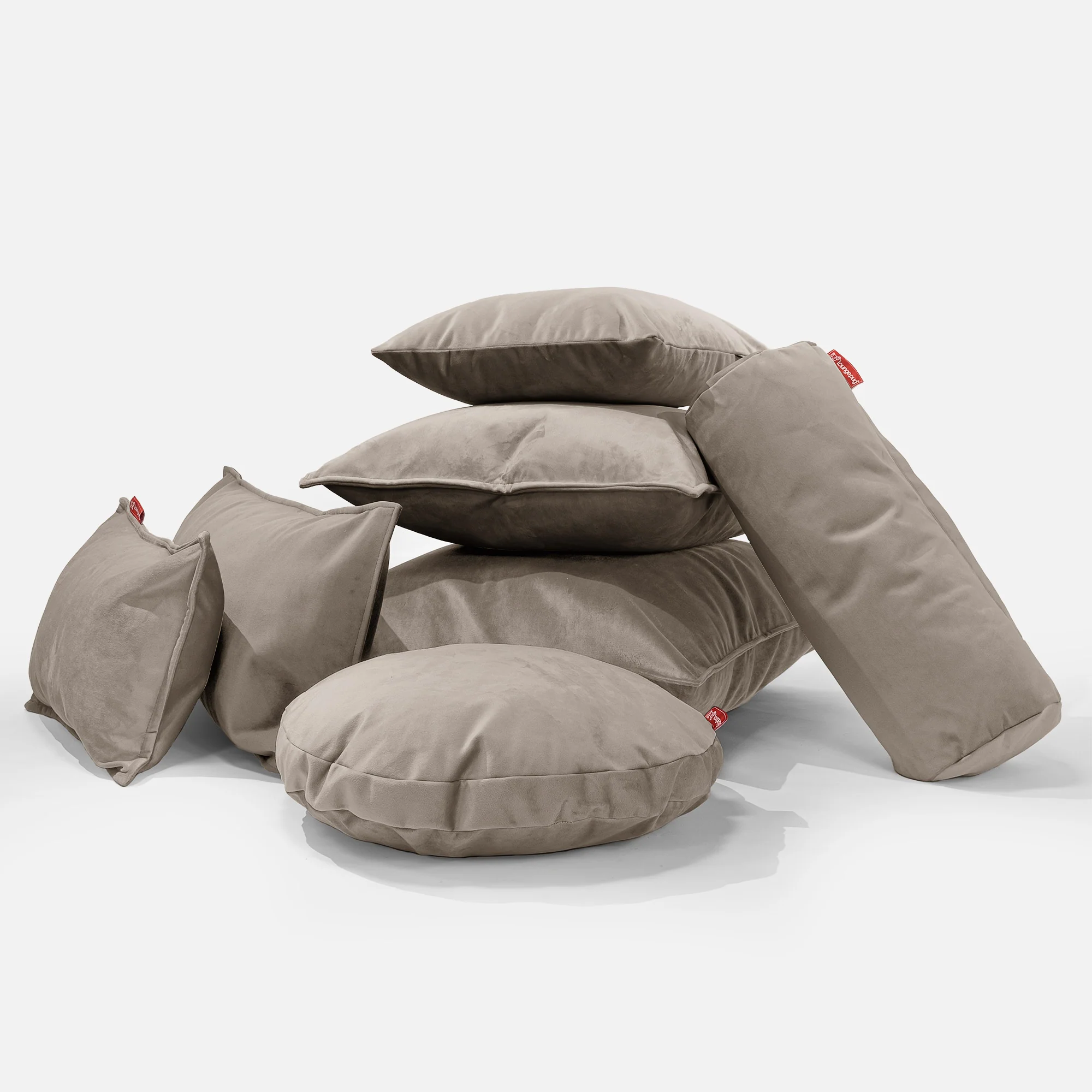Kuddfodral 47 x 47cm - Sammet Minkbrun - Image 4