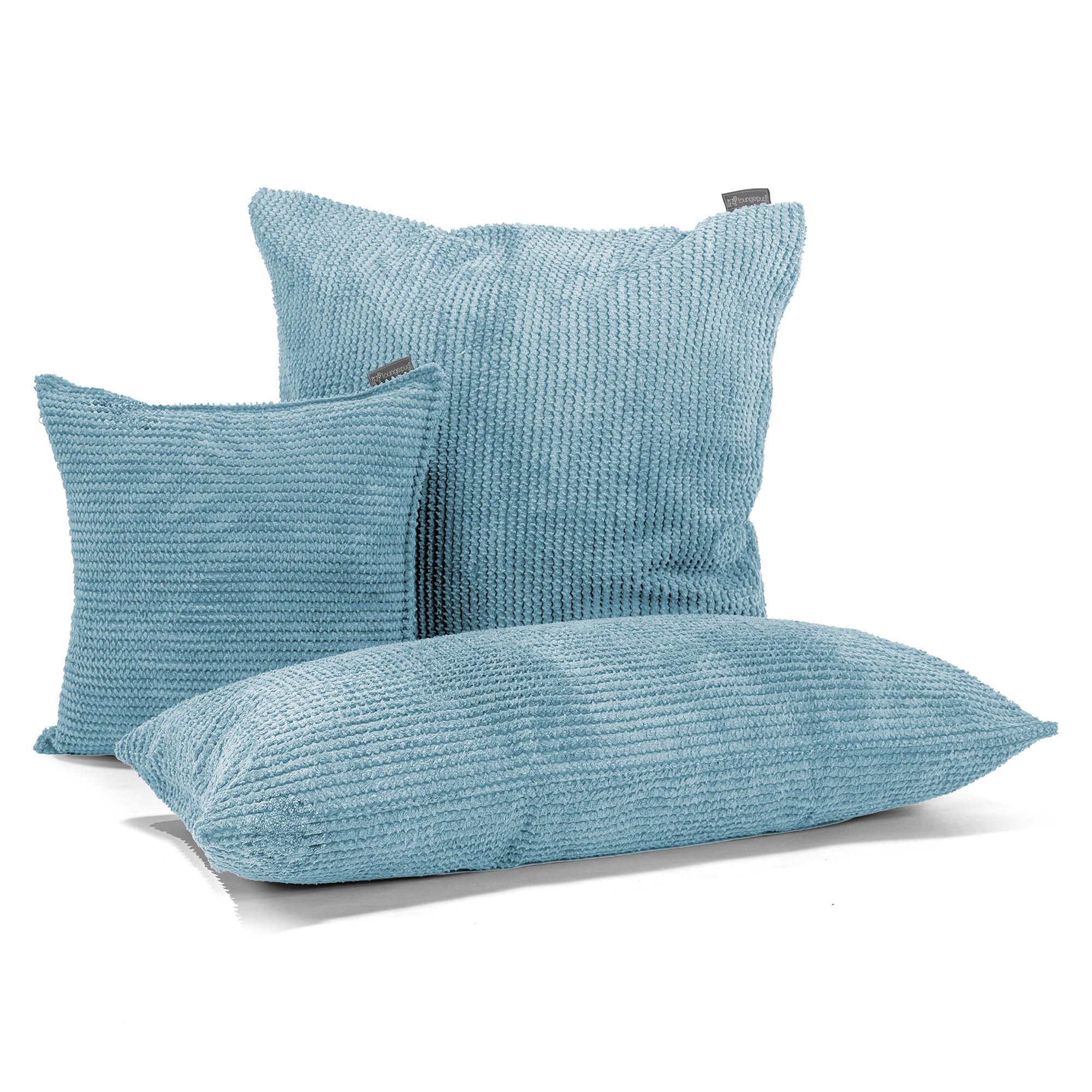 Jätte Kuddfodral 40 x 70cm - Pom-pom Turkos - Image 3
