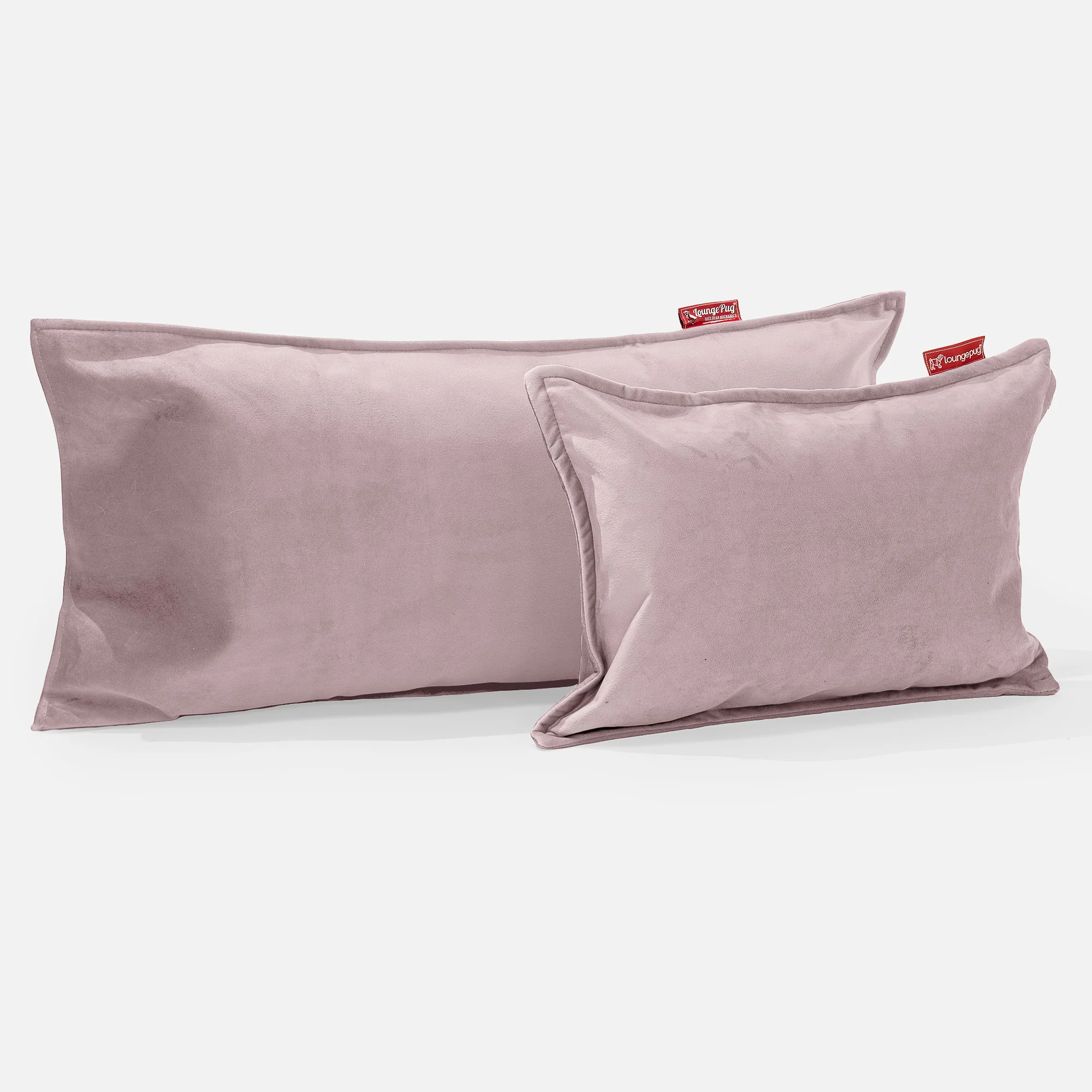 Jätte Kuddfodral 40 x 70cm - Sammet Rosa - Image 3