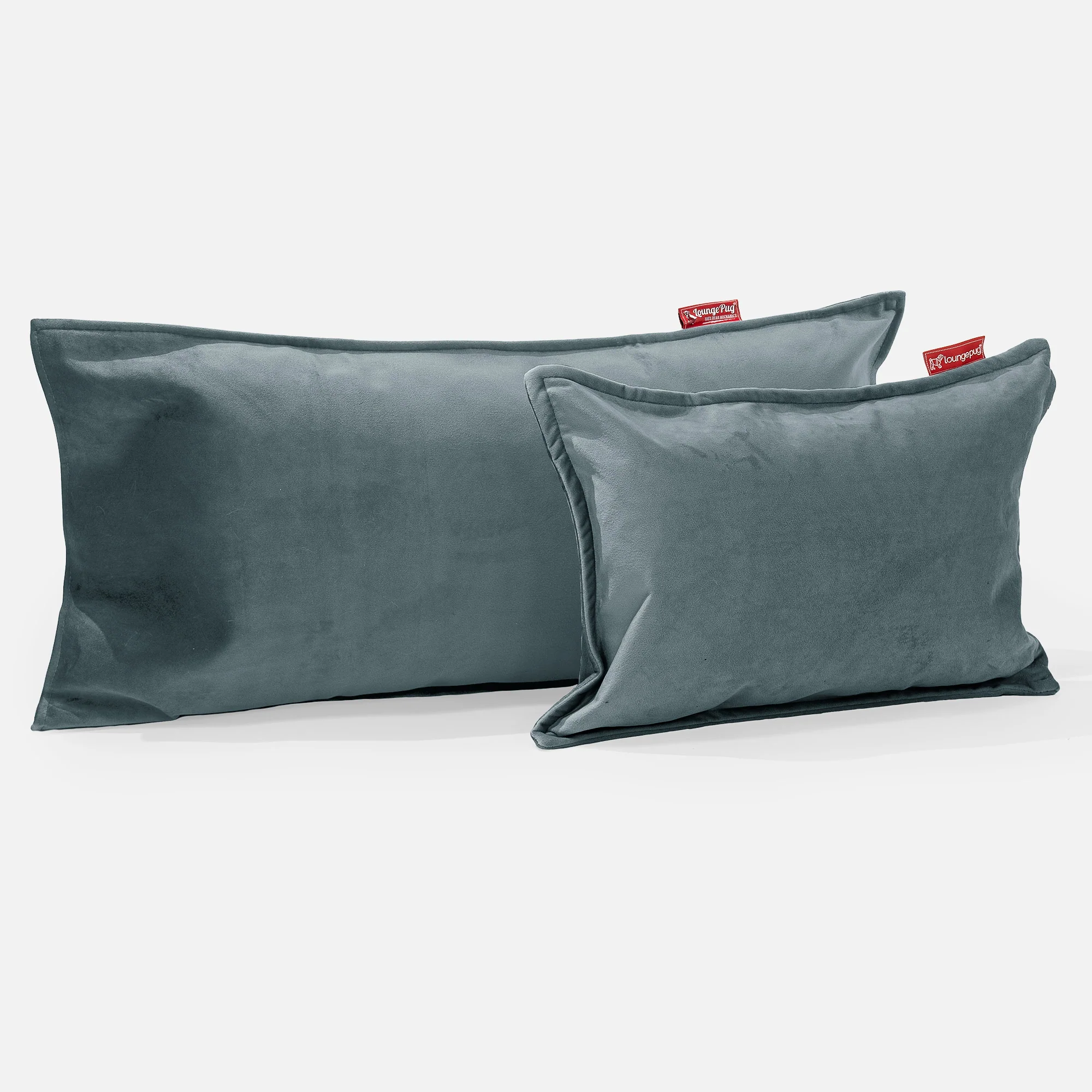 Jätte Kuddfodral 40 x 70cm - Sammet Teal - Image 3