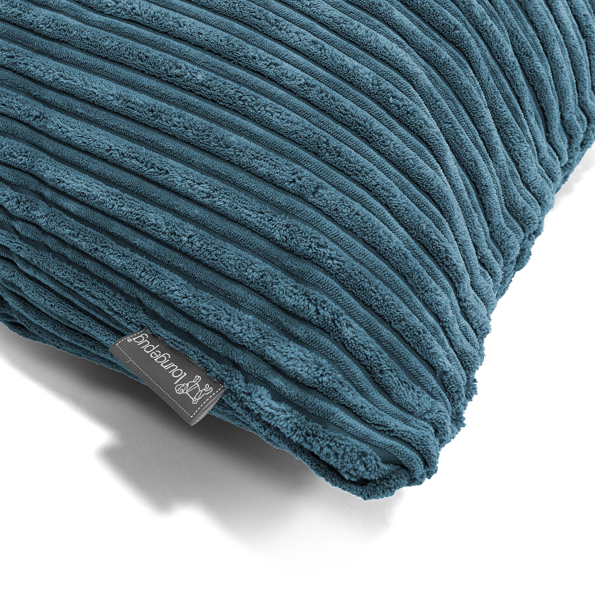Kuddfodral Rund 50cm - Klassisk Manchestertyg Teal - Image 2