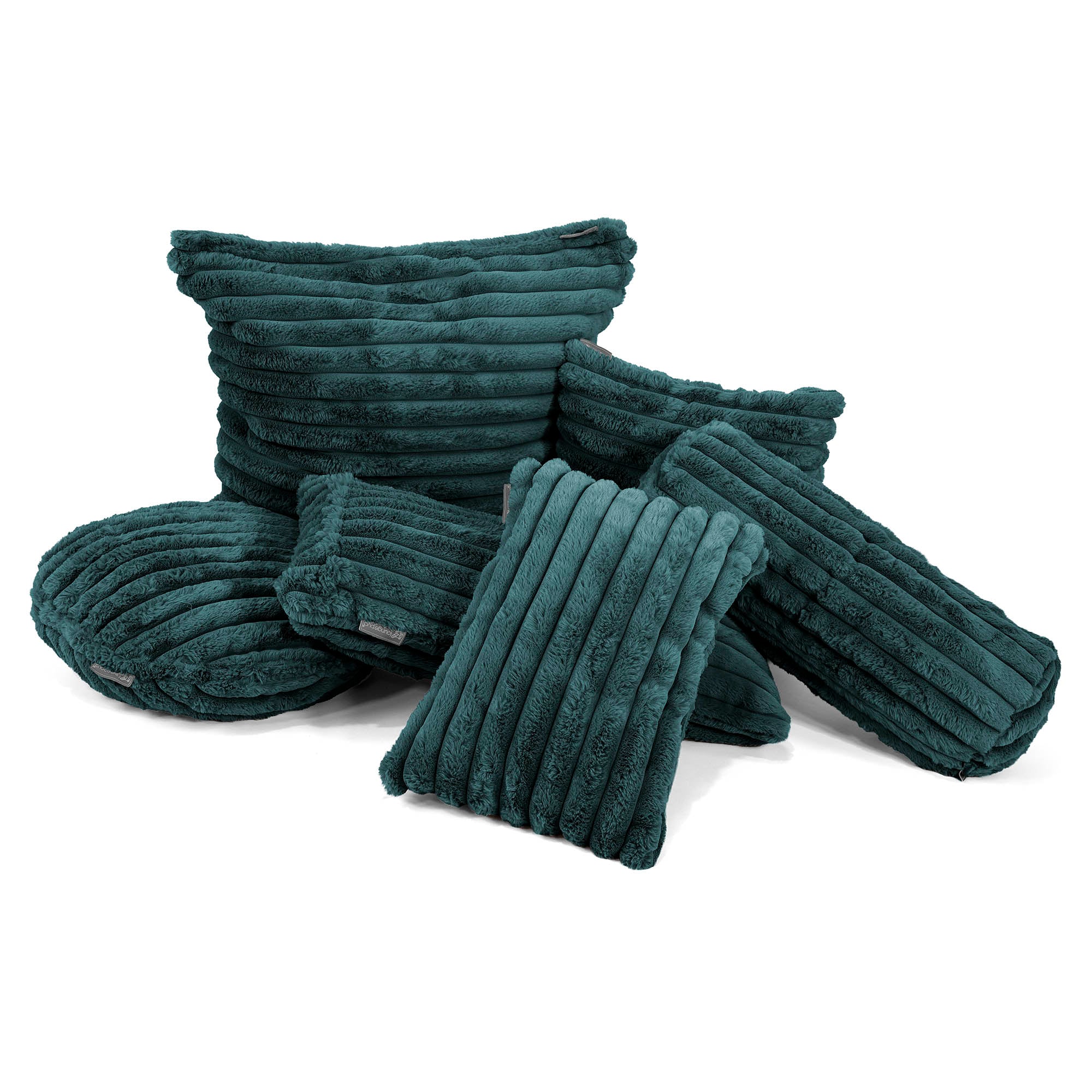 Kuddfodral 35 x 50cm - Ultraplyschmanchestertyg Teal - Image 2