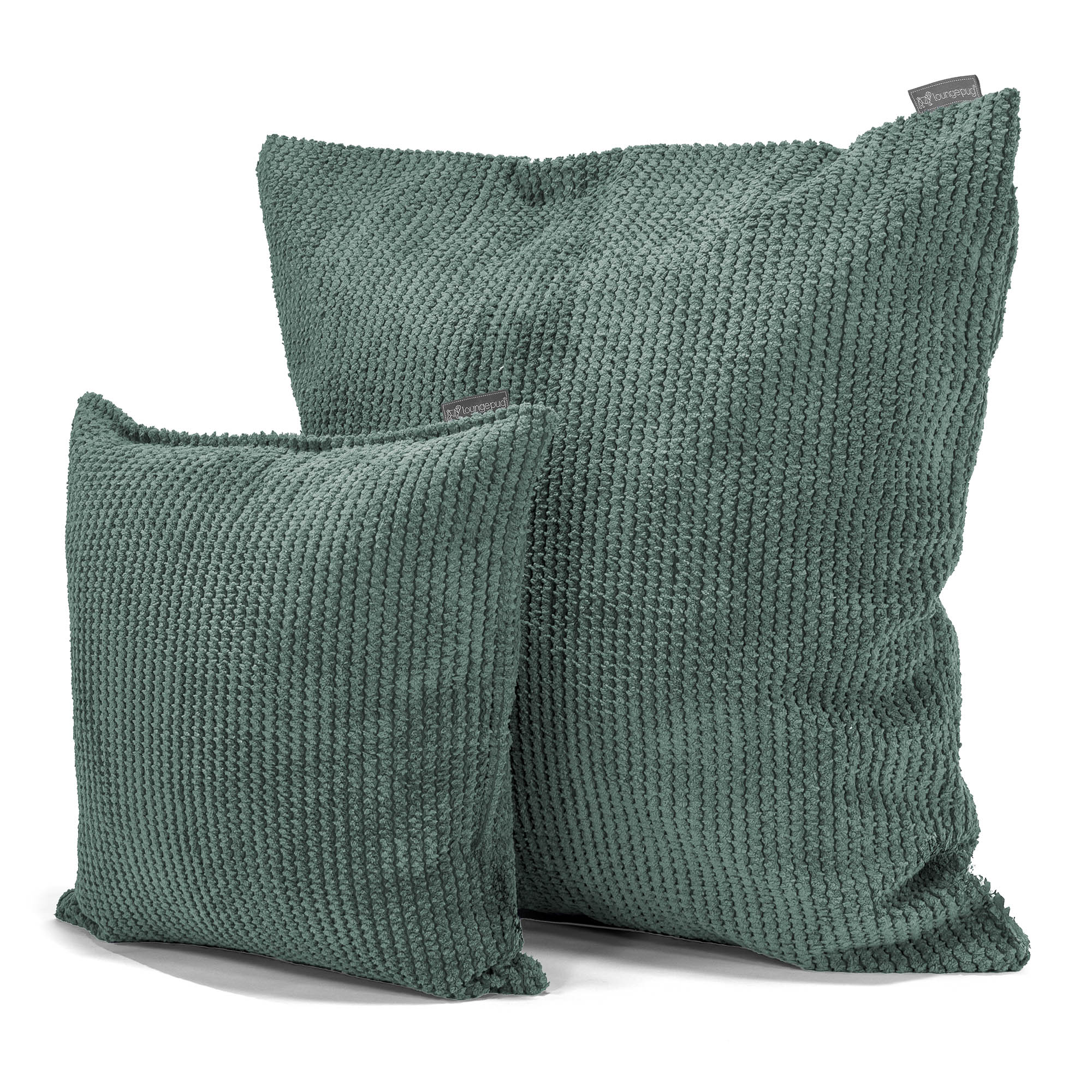 Kuddfodral 47 x 47cm - Pom-pom Mossgrön - Image 2