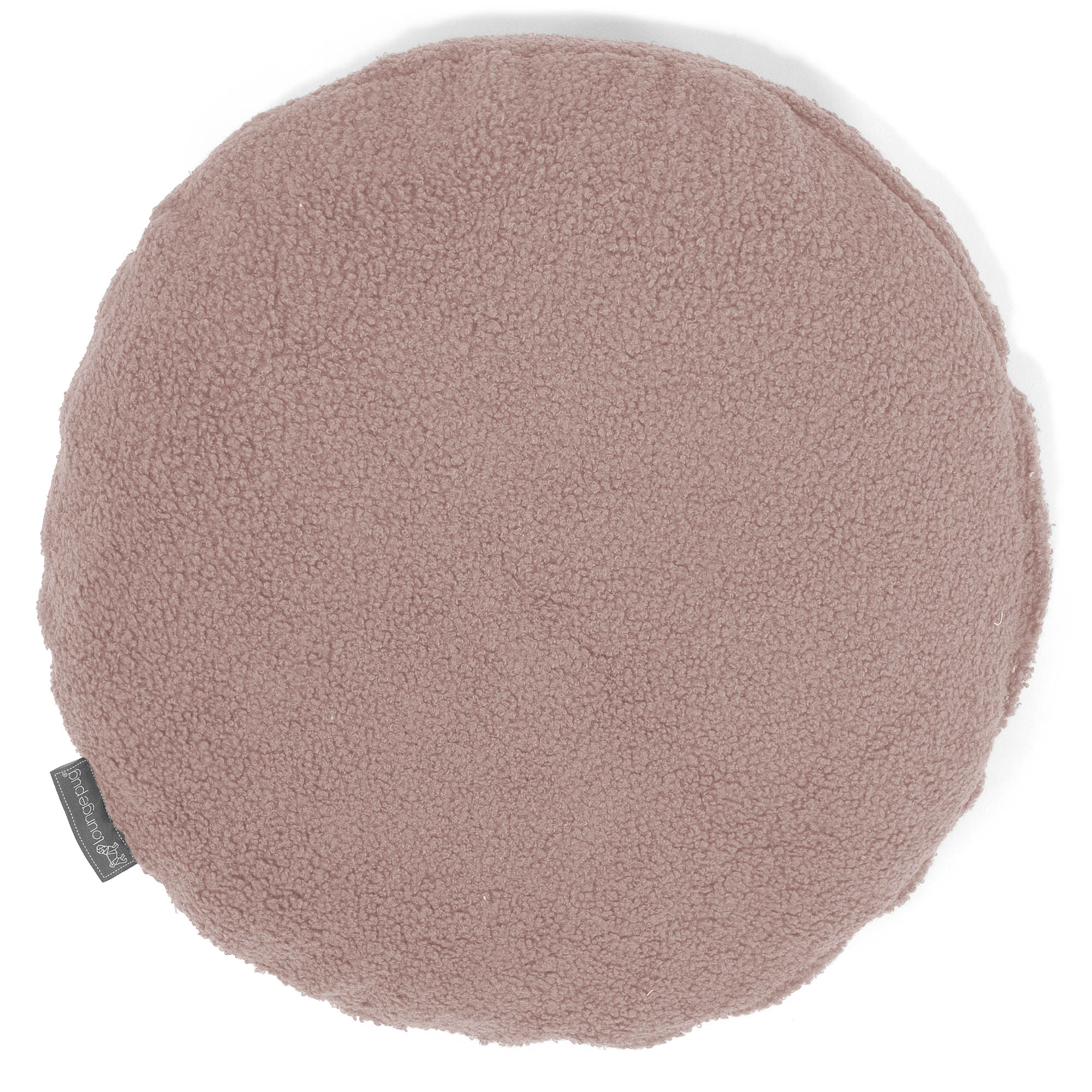 Kuddfodral Rund 50cm - Boucle Rosa