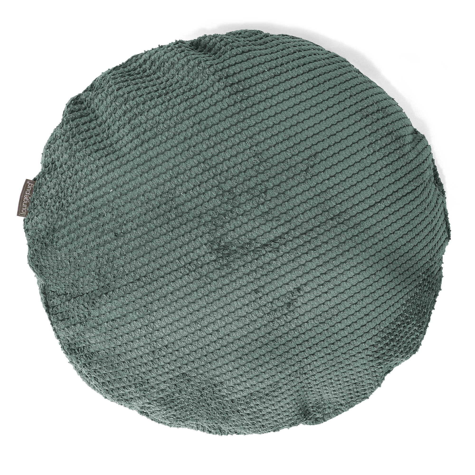 Kuddfodral Rund 50cm - Pom-pom Mossgrön