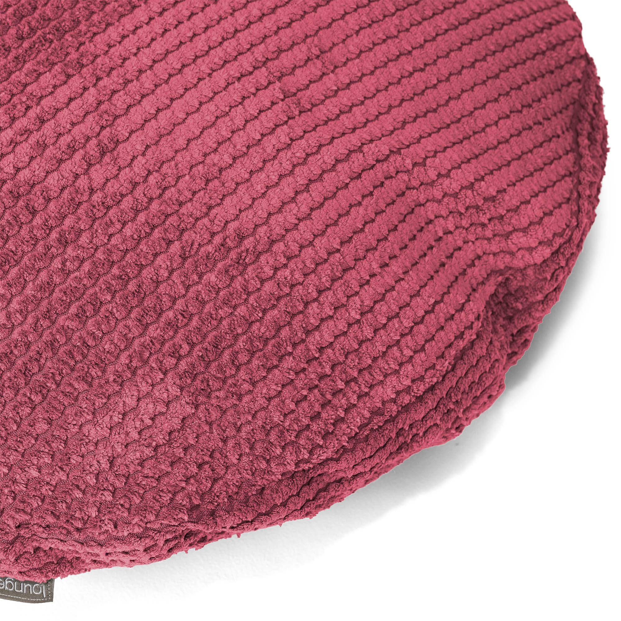 Kuddfodral Rund 50cm - Pom-pom Pastellröd - Image 2