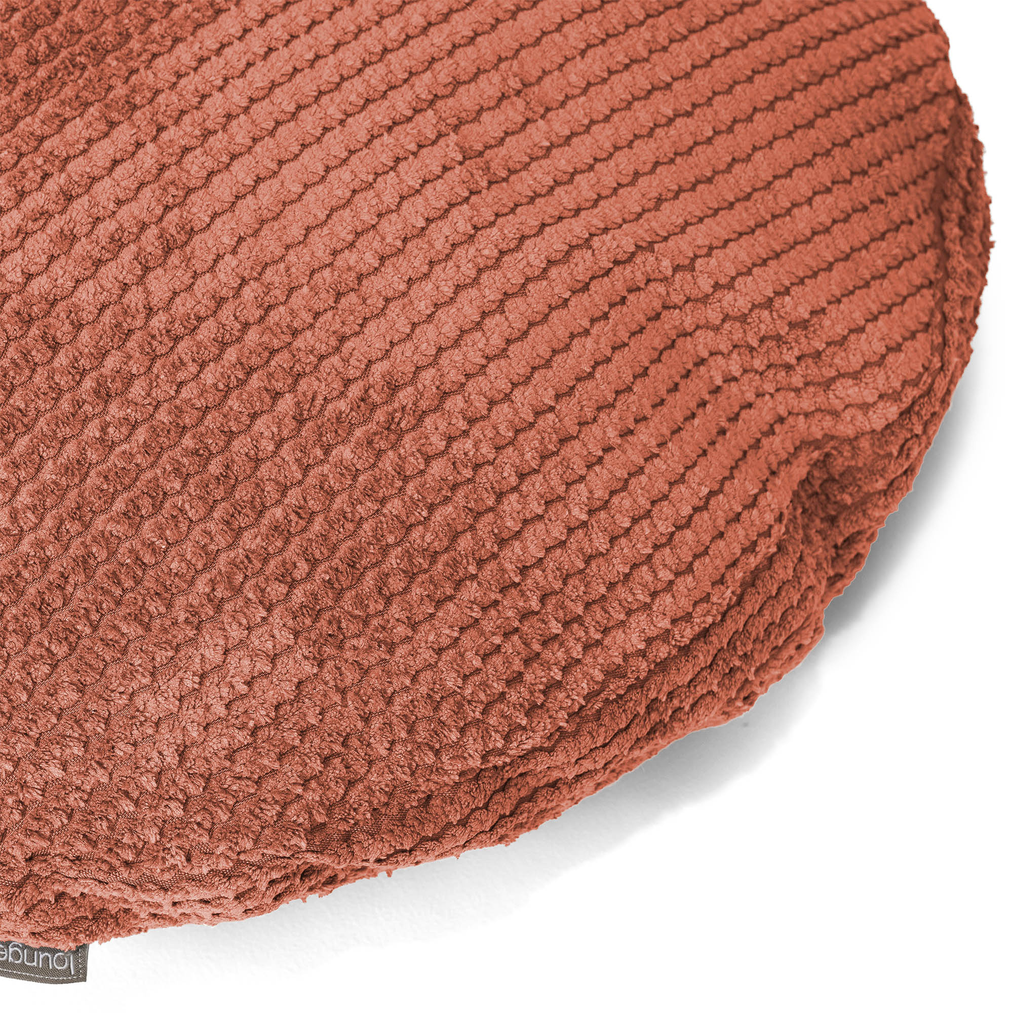 Kuddfodral Rund 50cm - Pom-pom Pumpaorange - Image 2