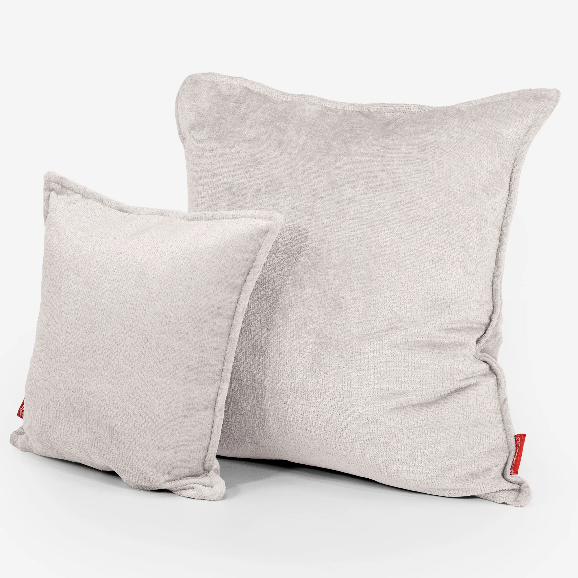 Kuddfodral XL 70 x 70cm - Chenille Gräddvit - Image 2