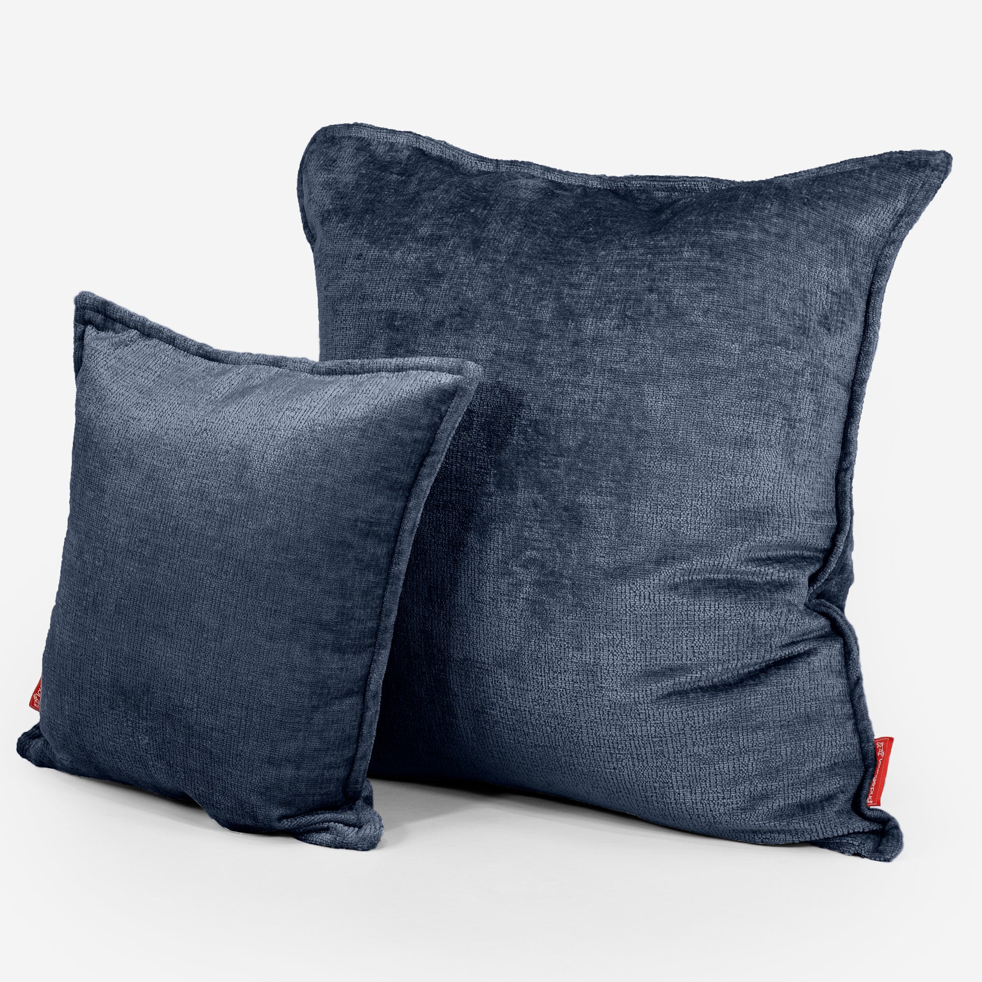 Kuddfodral XL 70 x 70cm - Chenille Marinblå - Image 2