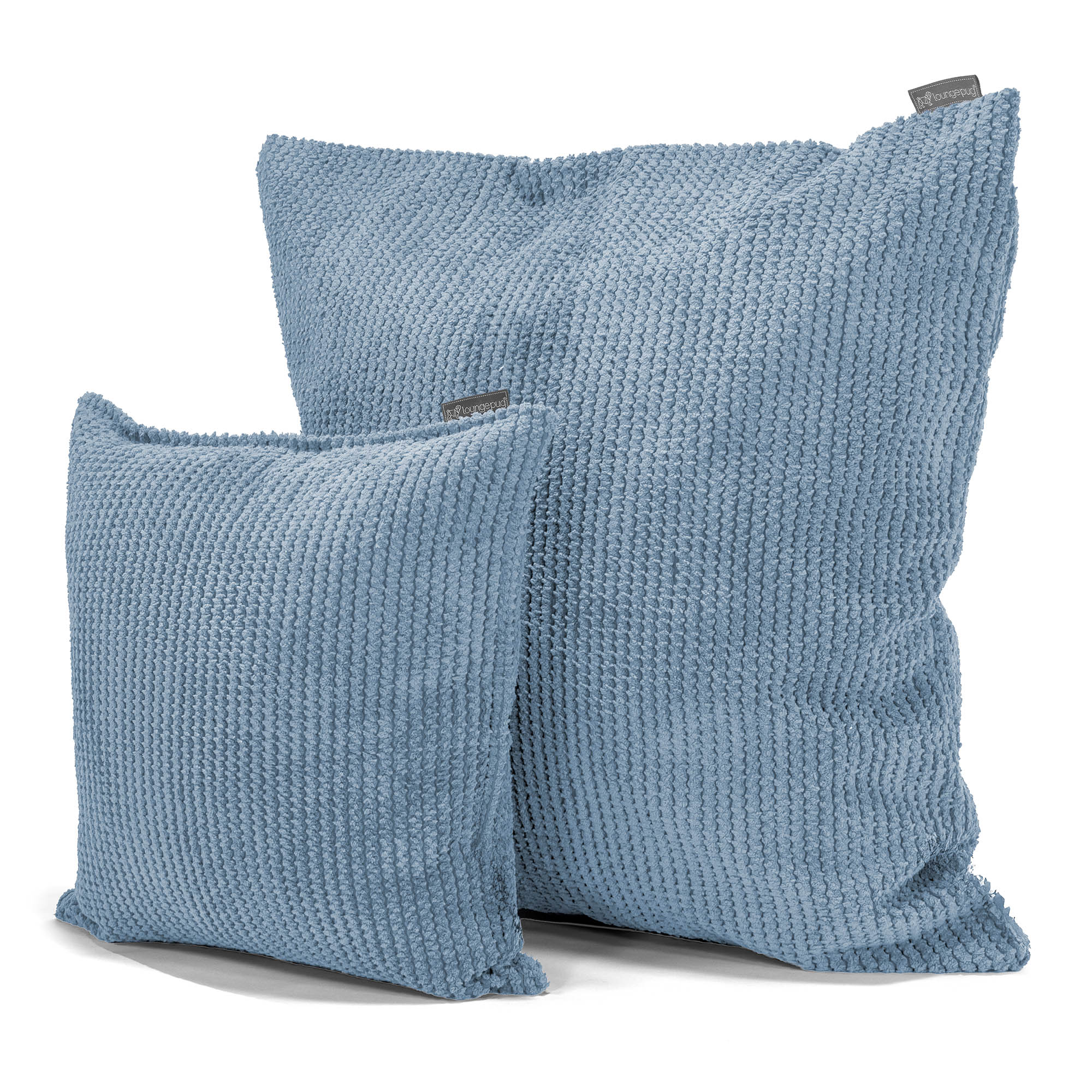 Kuddfodral XL 70 x 70cm - Pom-pom Himmelsblå - Image 2
