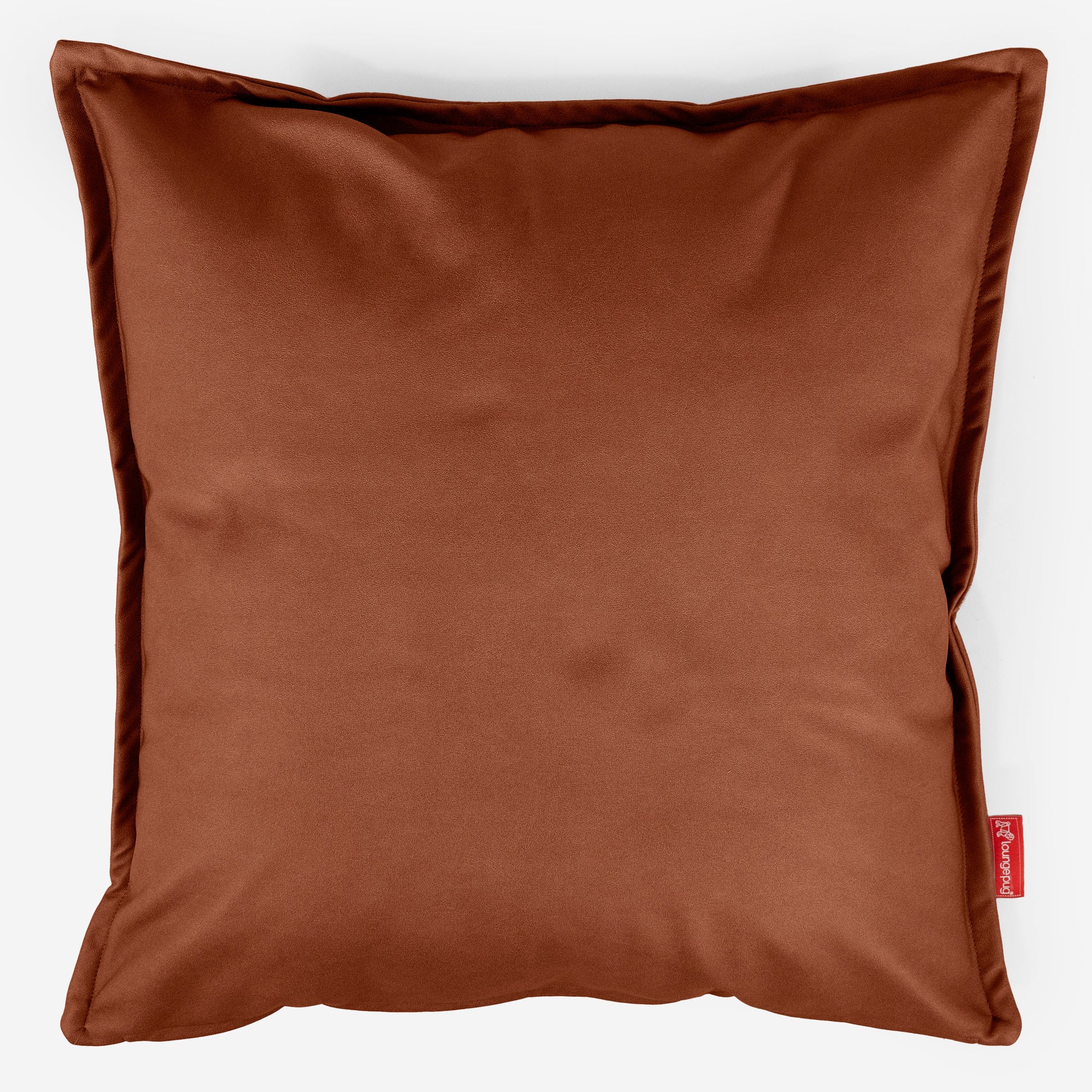 Kuddfodral XL 70 x 70cm - Veganskt Läder Kastanj