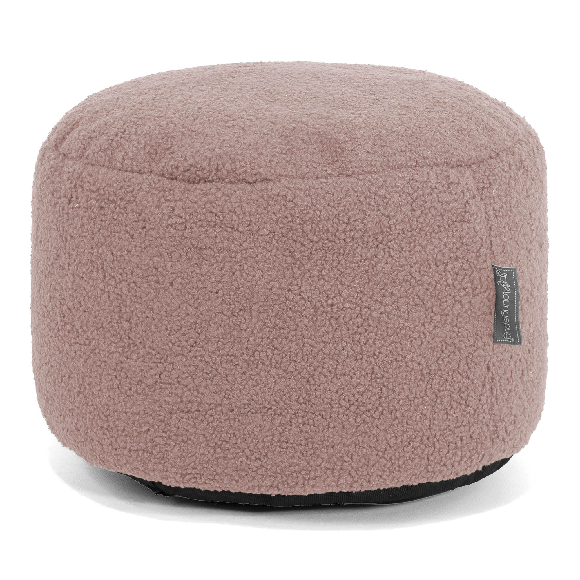 Liten Fotpall - Boucle Rosa