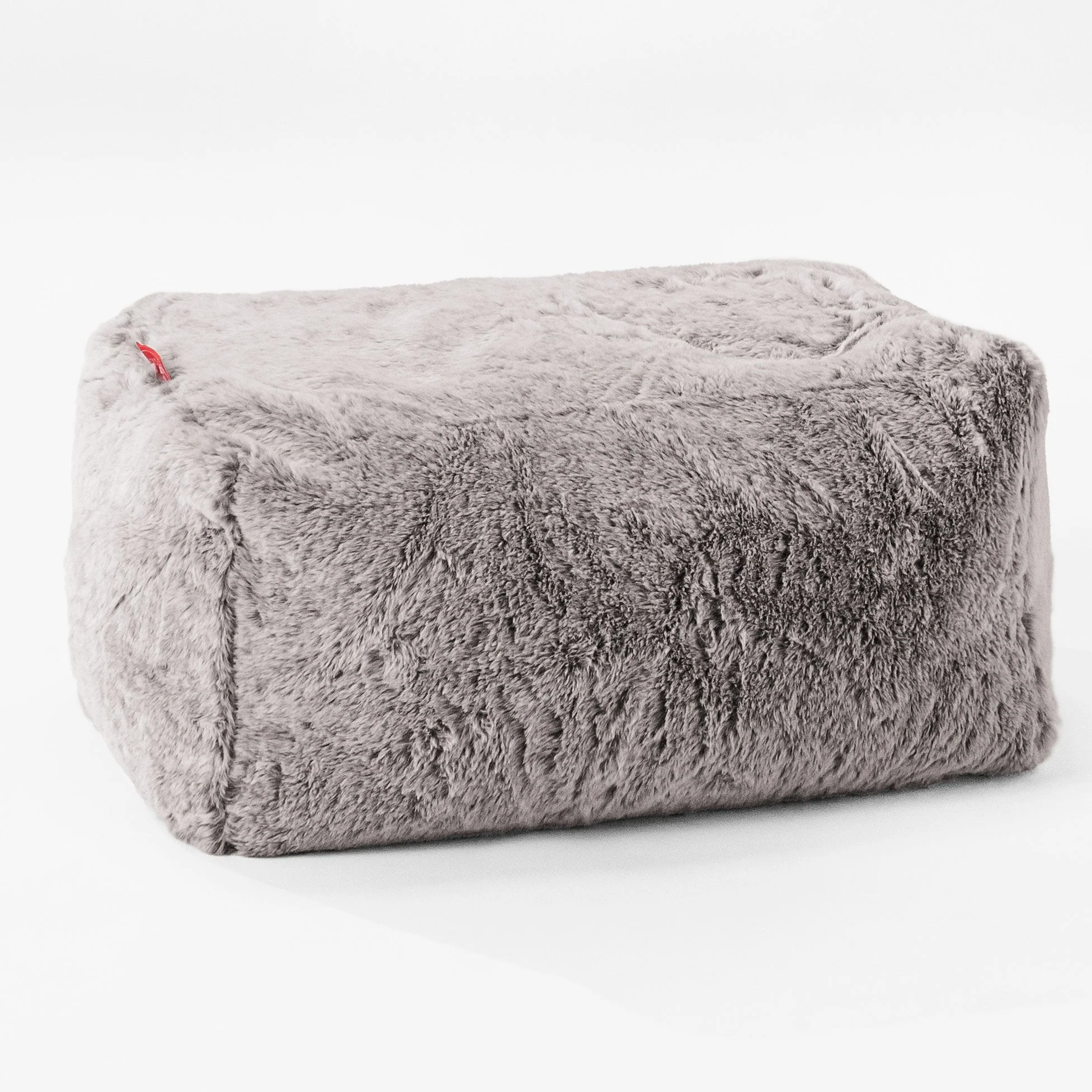 Liten Fotpall Ersättningsöverdrag - Fuskkaninpäls - Image 4