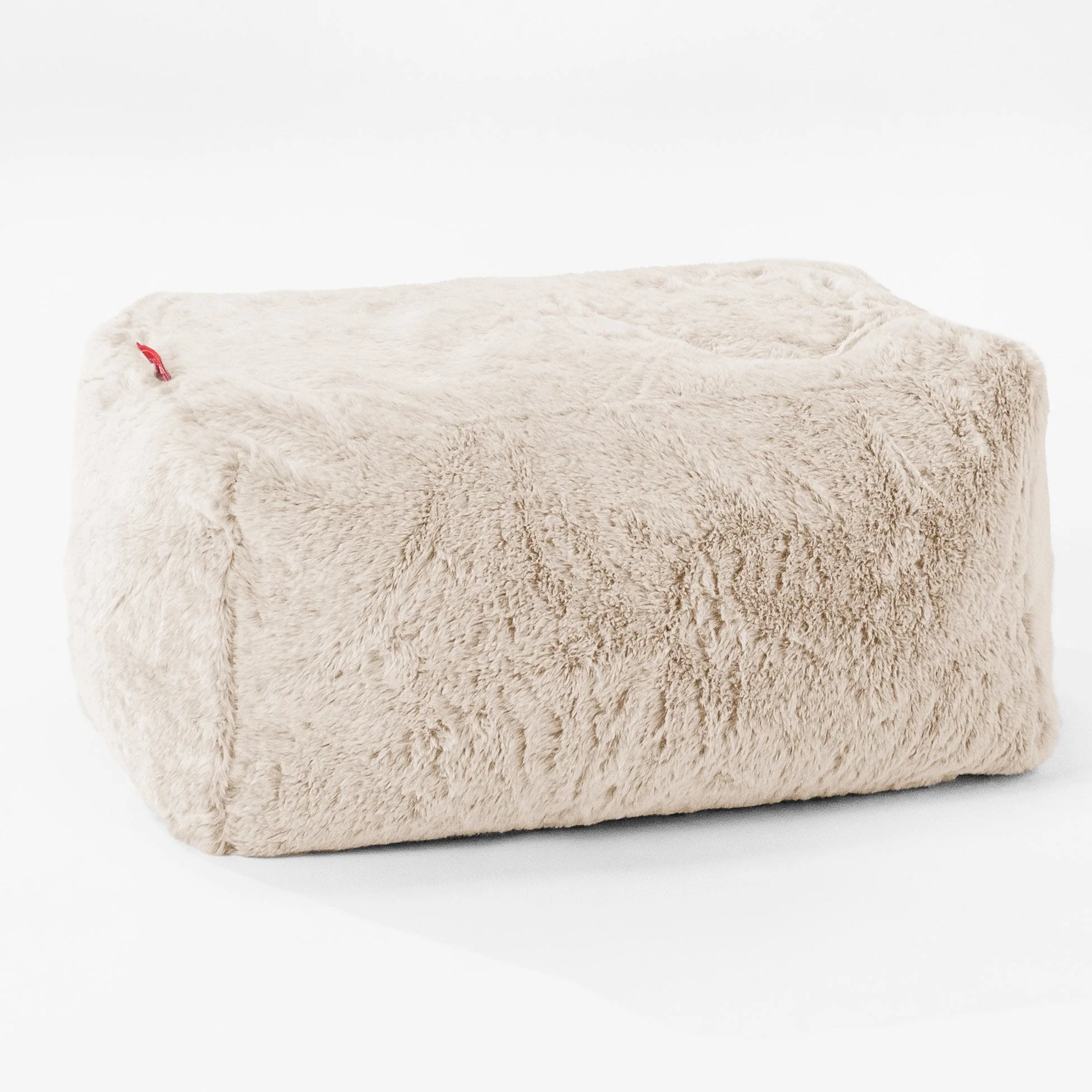 Liten Fotpall Ersättningsöverdrag - Fuskkaninpäls - Image 5