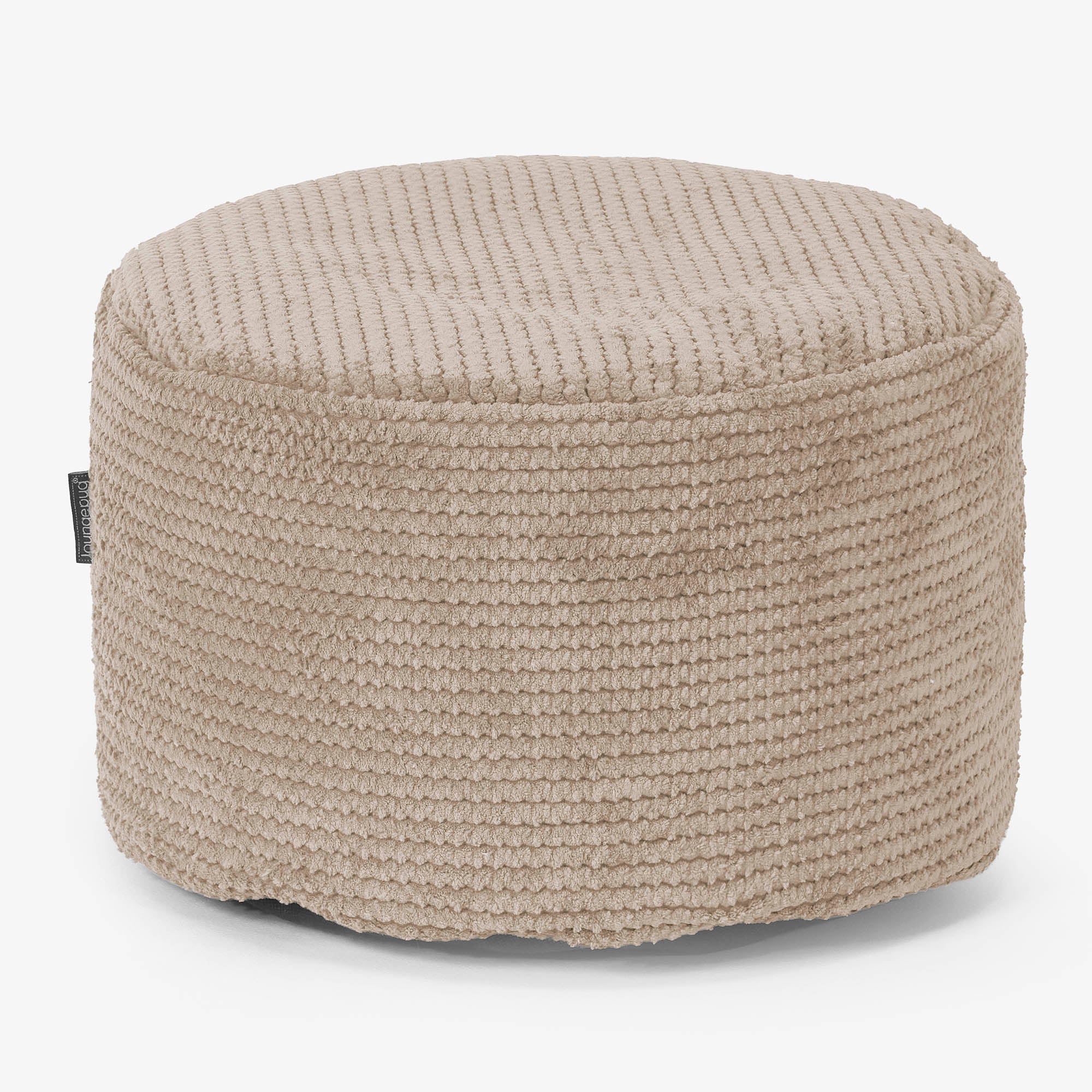 Liten Rund Fotpall Ersättningsöverdrag - Pom-pom - Image 5