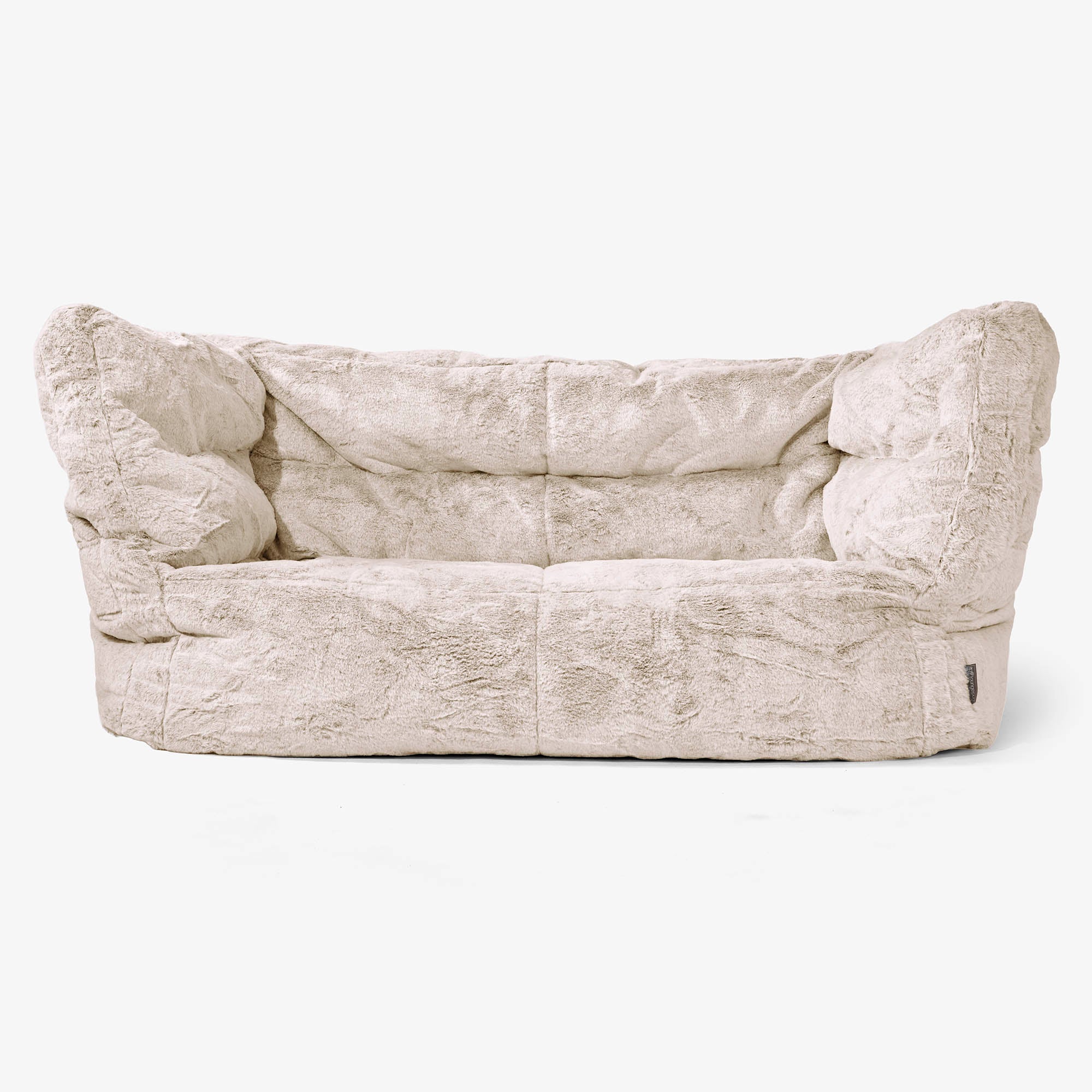 Louis 2-sits Saccosäcksoffa Ersättningsöverdrag - Fuskkaninpäls - Image 3