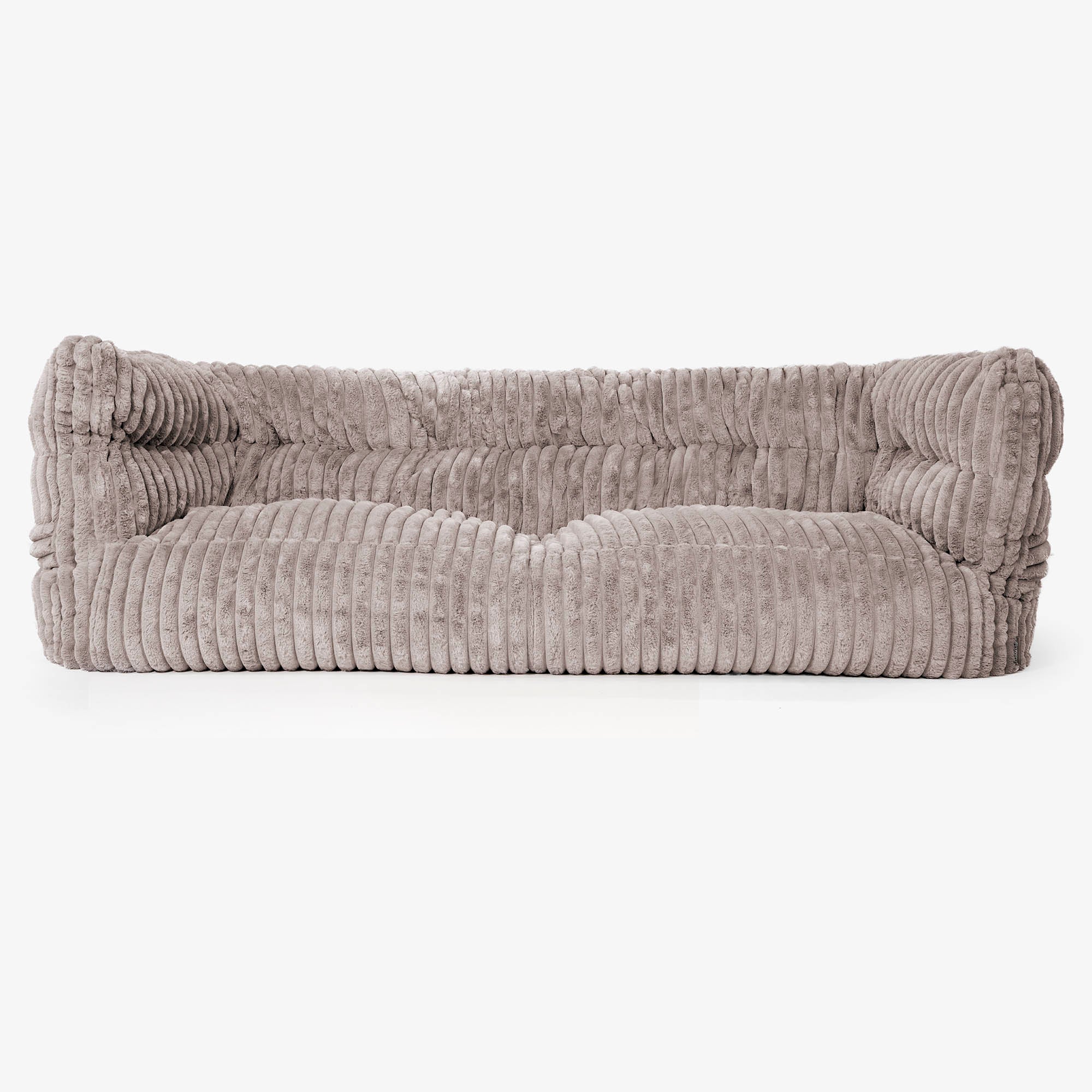 Louis 3-sits Saccosäcksoffa Ersättningsöverdrag - Ultraplyschmanchestertyg - Image 5