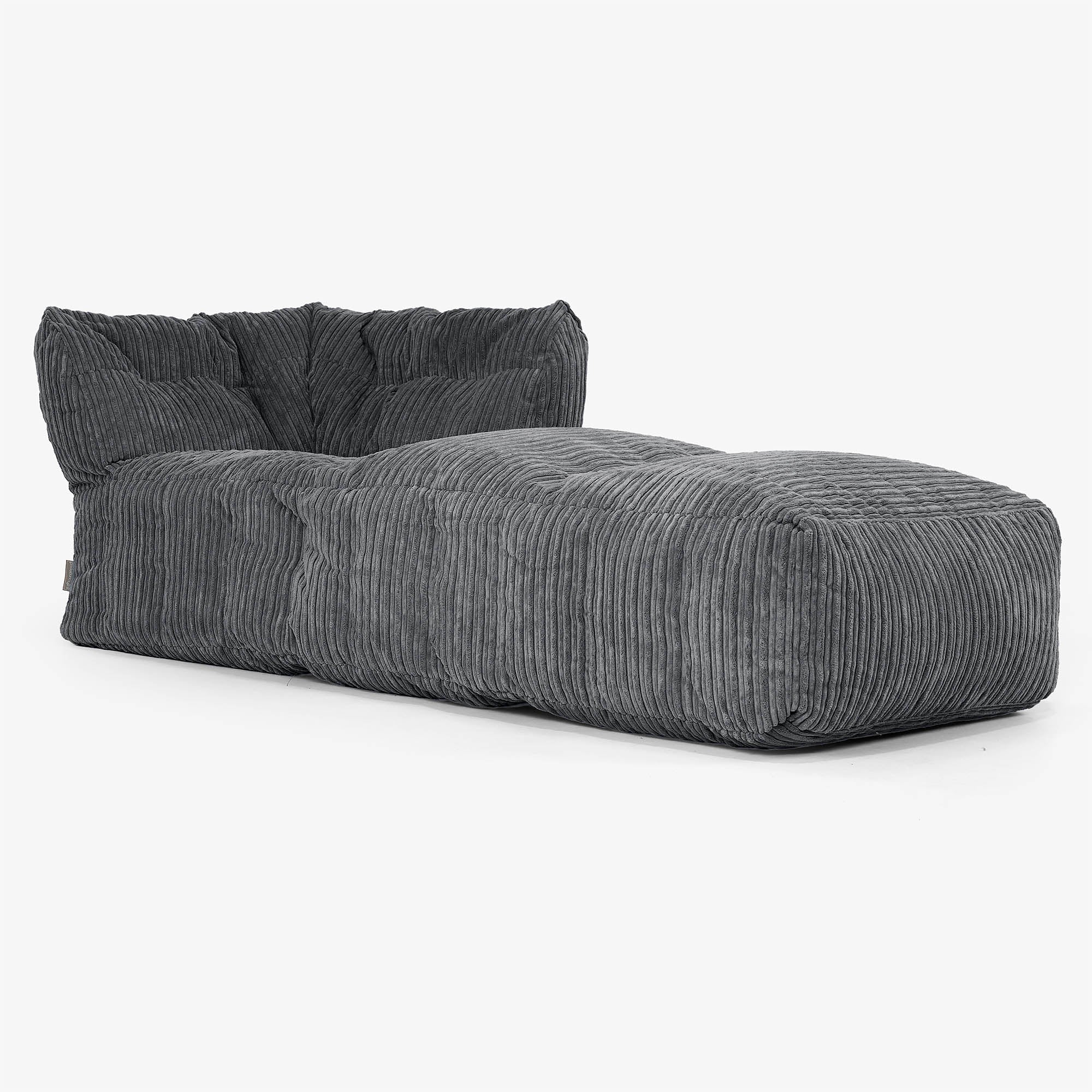 Modulsoffa Sittsäck, Höger Chaiselängd Ersättningsöverdrag - Klassisk Manchestertyg - Image 2