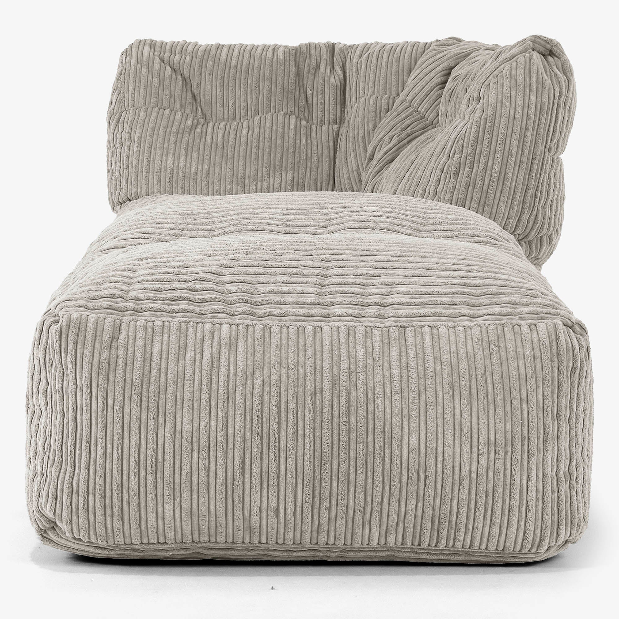 Modulsoffa Sittsäck, Höger Chaiselängd - Klassisk Manchestertyg Minkbrun - Image 2