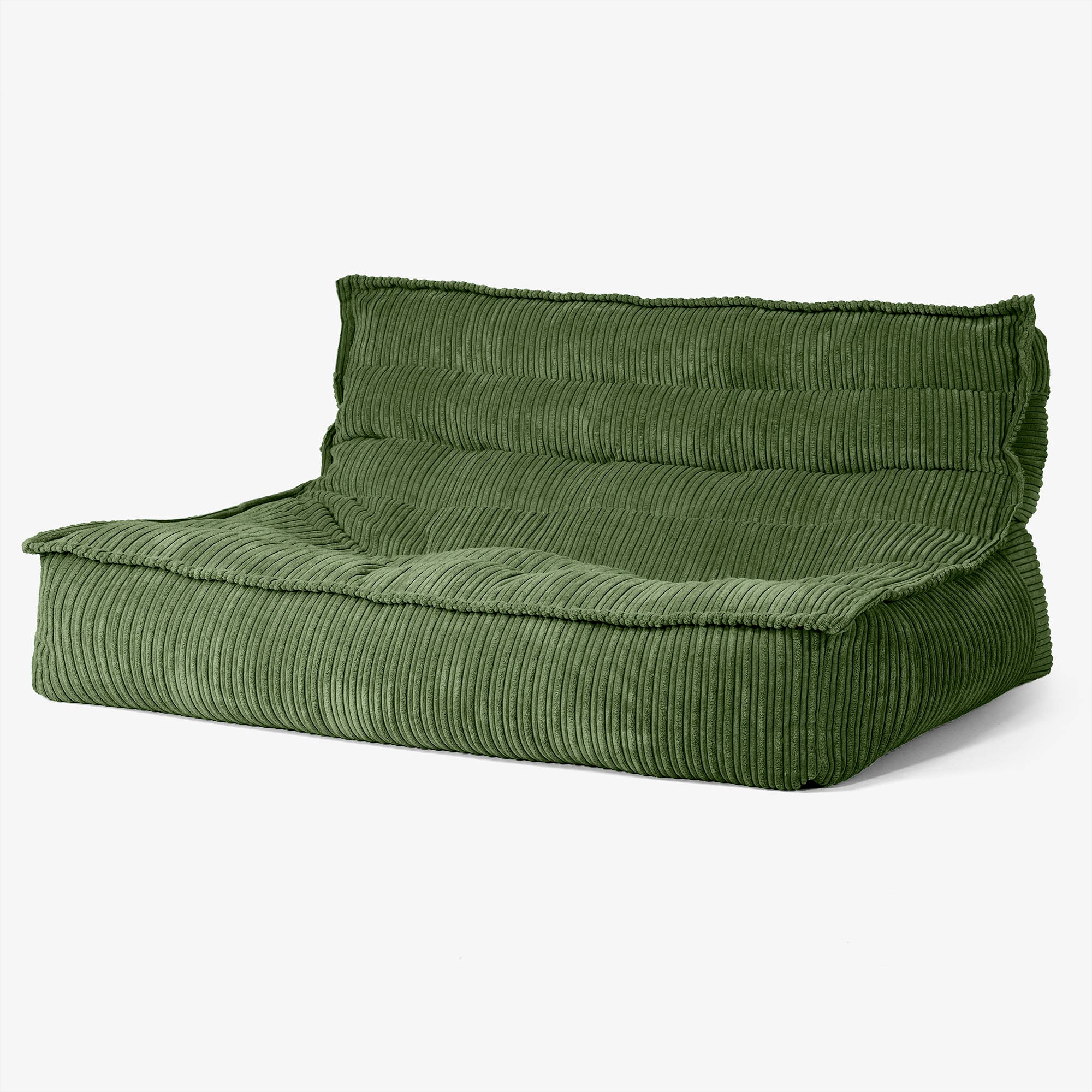 Oliver Golvsofa Saccosäck - Manchestertyg Skogsgrön - Image 2